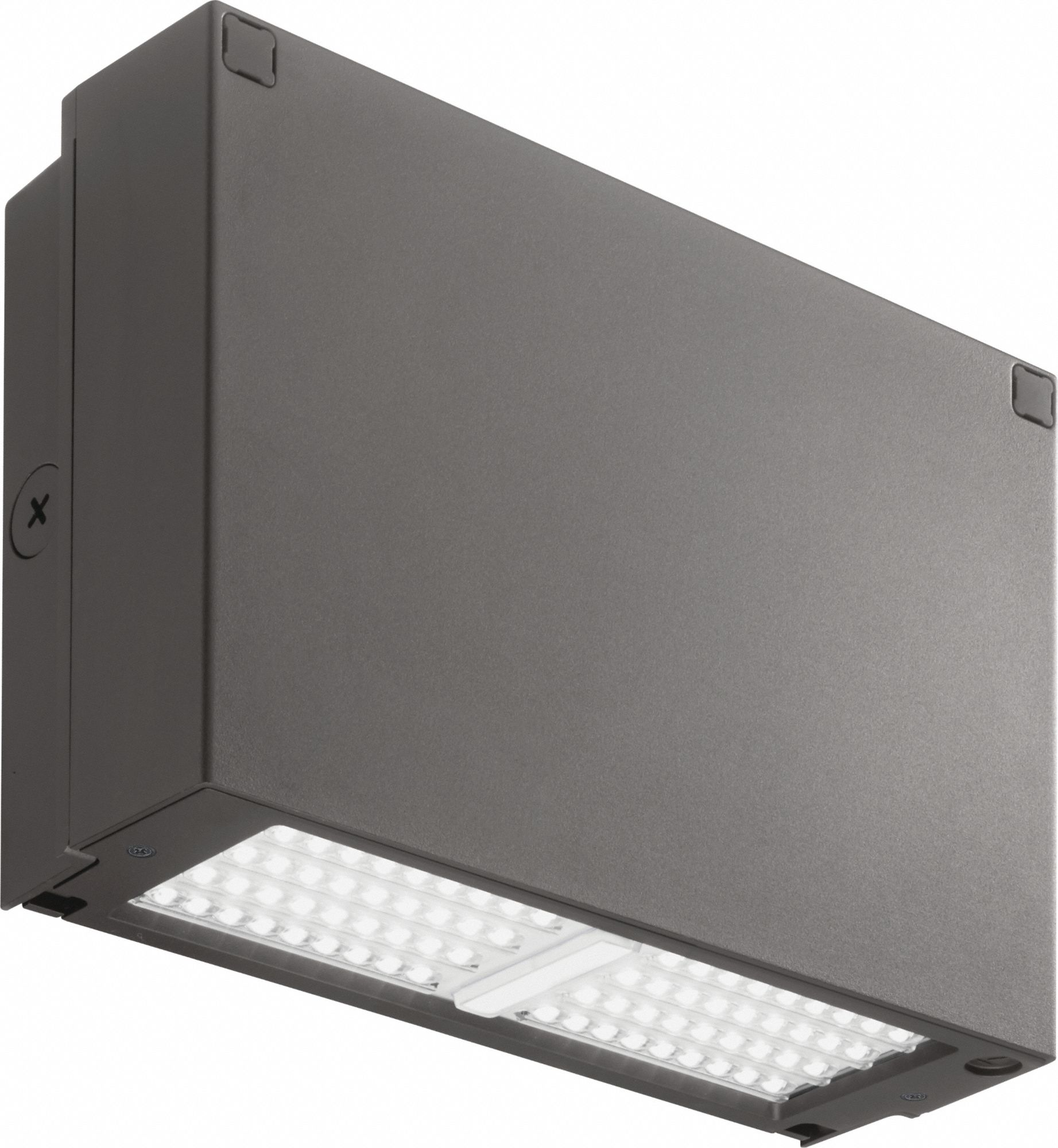 OUTDOOR LED WALL PACK, BRONZE, 6000 LM, 52W, 120/277V AC, 4000K COLOUR TEMP, ACRYLIC LENS, 12¼ IN L