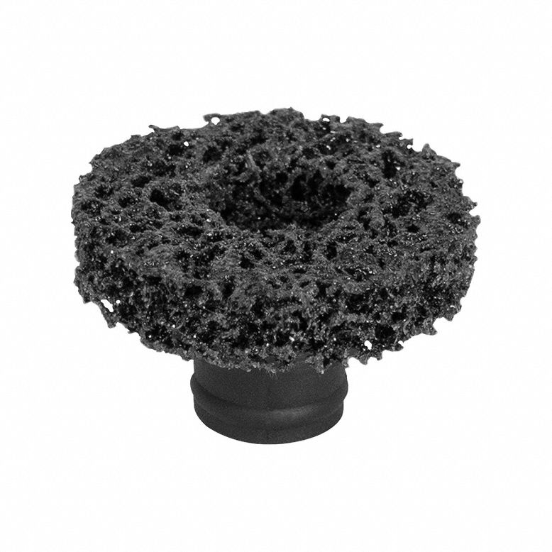 Brush Head: Brush Head, 1/4 in Bristle Lg, 2 1/4 in Brush Head Wd, Firm, Black, Nylon