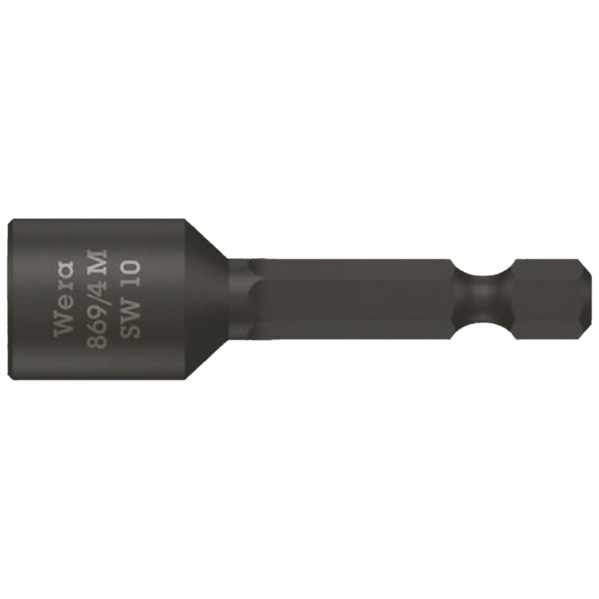 NUT DRIVER 10X65MM PERMANENT MAGNET