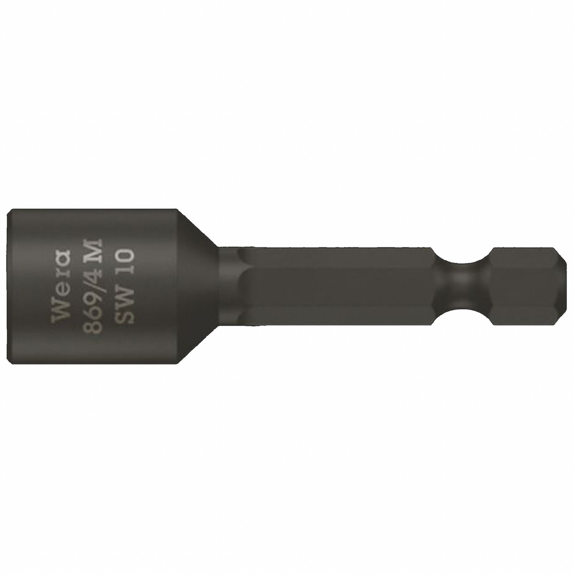 NUT SETTER, MAGNETIC, 3/8 IN HEX SHANK, 2 IN LENGTH