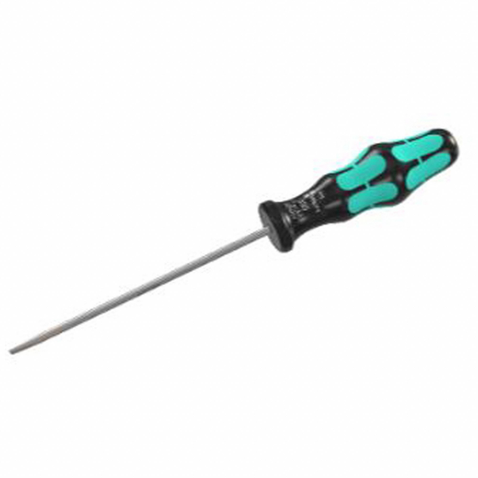 SCREWDRIVER, 81 MM HANDLE, 0.6 MM TIP, ERGONOMIC GRIP, CHROME FINISH, 281 MM L X 3.5 MM DIA