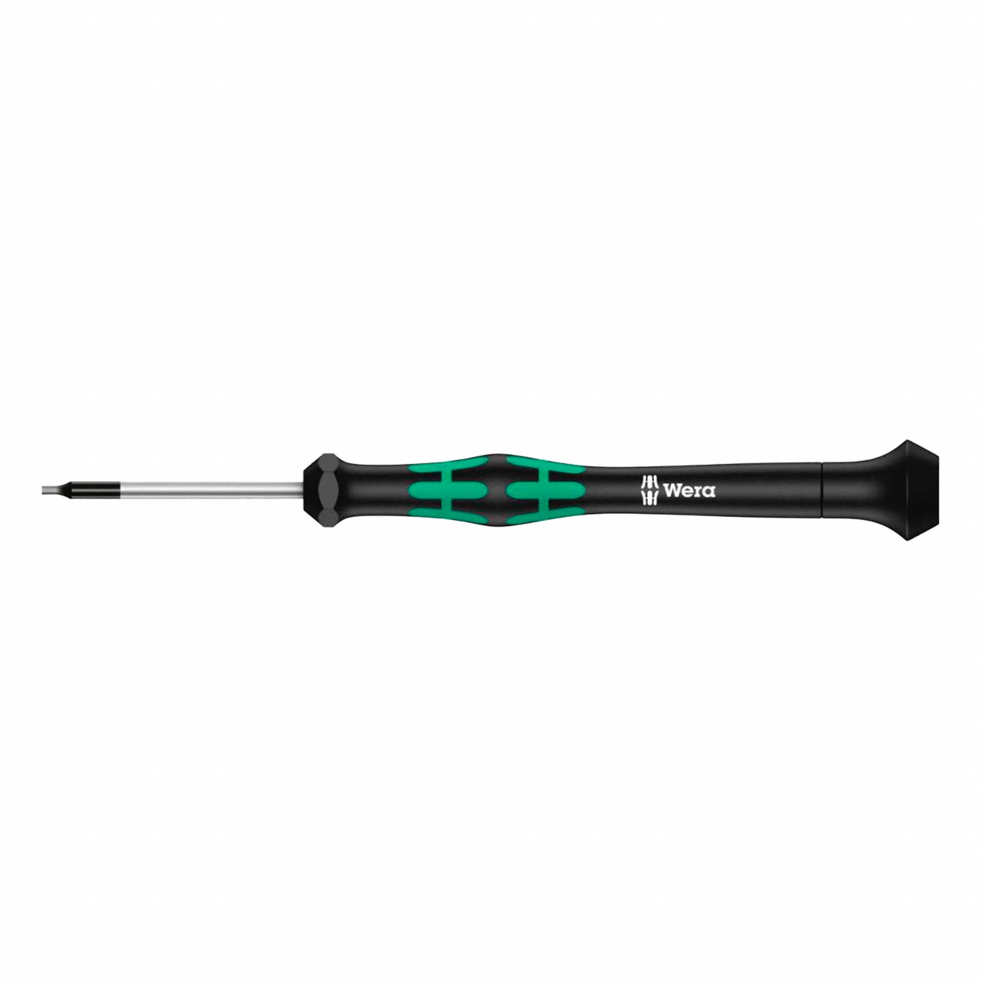 SCREWDRIVER, 97 MM MULTICOMPONENT HANDLE, 0.9 MM TIP, METRIC, NOT INSULATED, CORROSION-RESISTANT, 137 MM L X 3 MM DIA