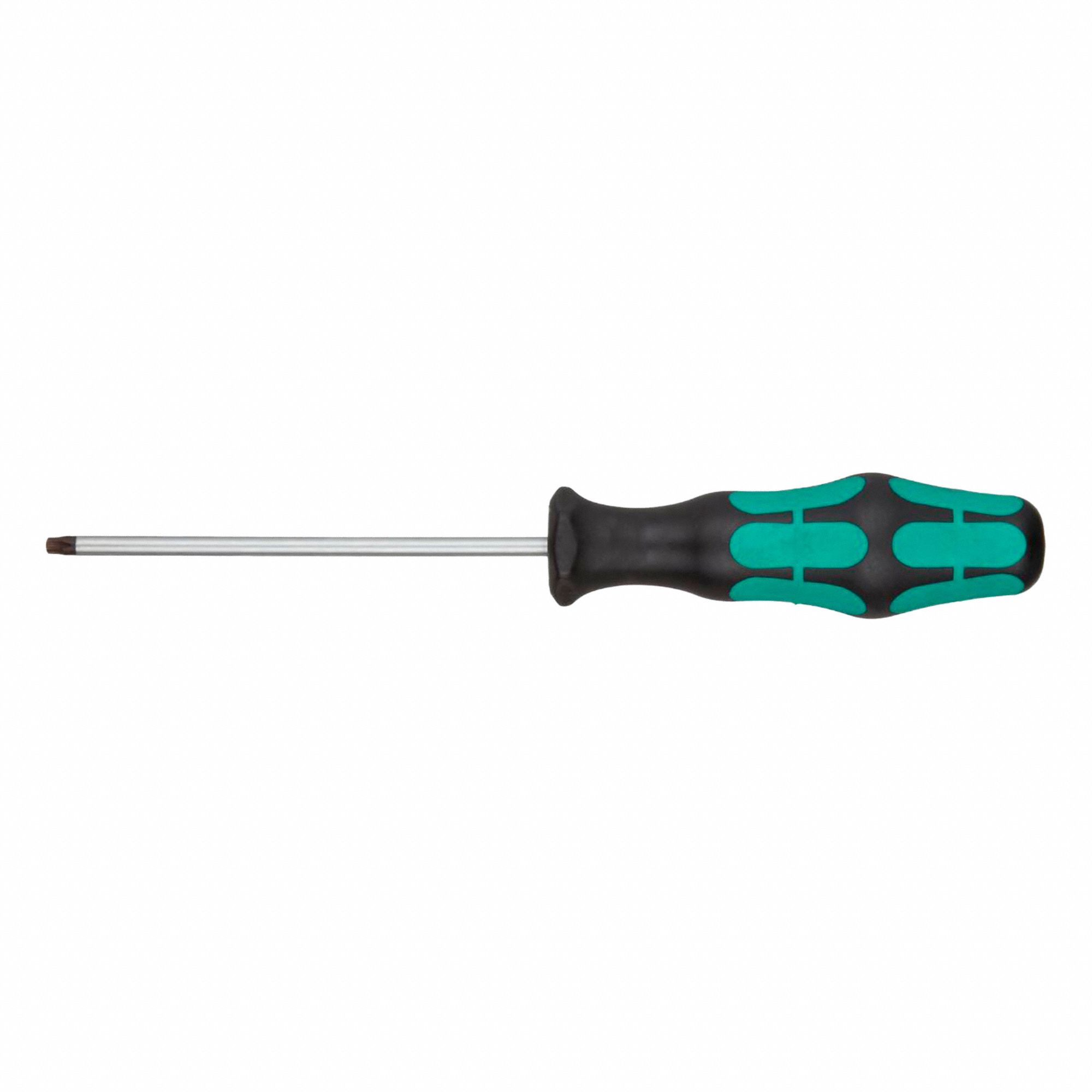 SCREWDRIVER, 98 MM MULTICOMPONENT HANDLE, TX 20 TIP, ERGONOMIC GRIP, TORX, CORROSION-RESISTANT, 198 MM L X 4.5 MM DIA