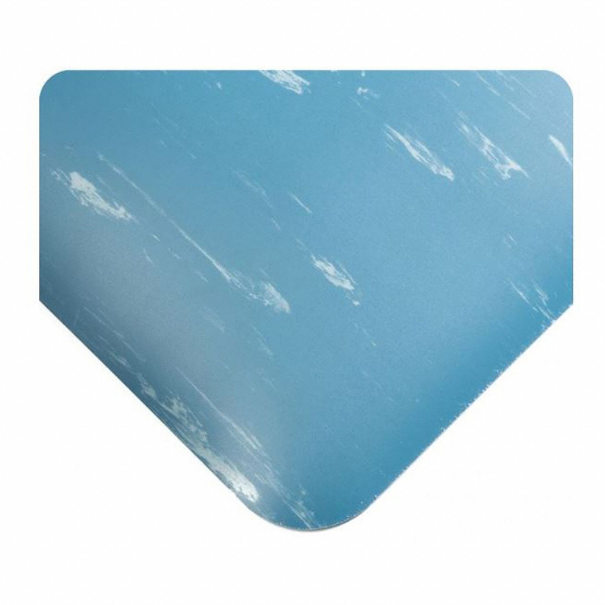 WEARWELL ANTIFATIGUE MAT, RECTANGLE, FLAMERESIST, SMOOTH, BLUE, 60 X
