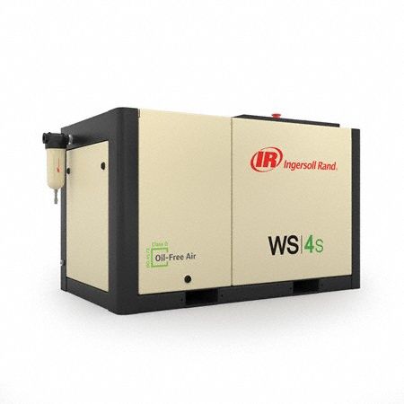 Scroll Compressor: 5 hp, Tankless, 13.7 cfm, 145 psig, 230V AC, 1 Phase