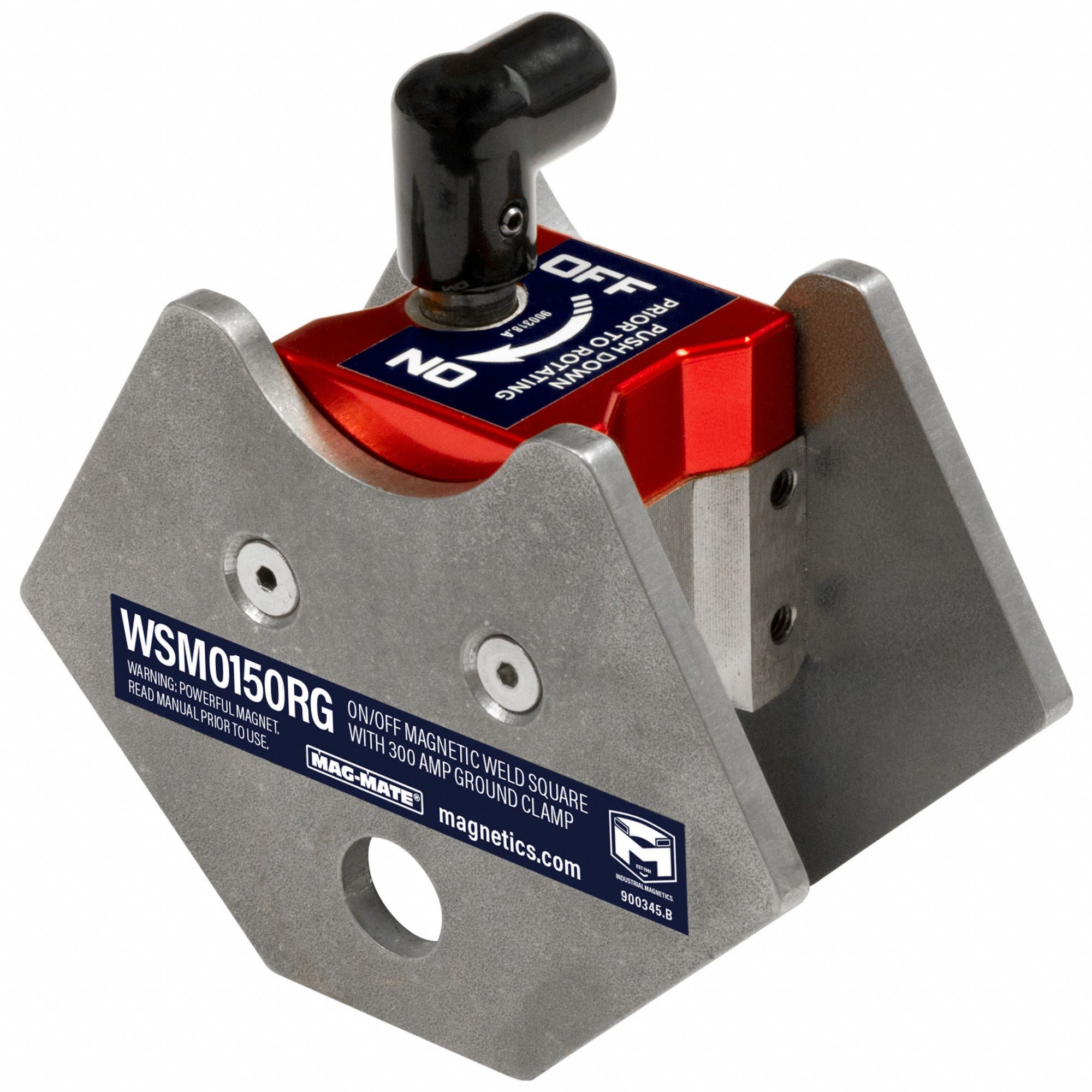 MAGMATE, 45°_75°_90°_105°_135°, 150 lb Max Pull, Welding