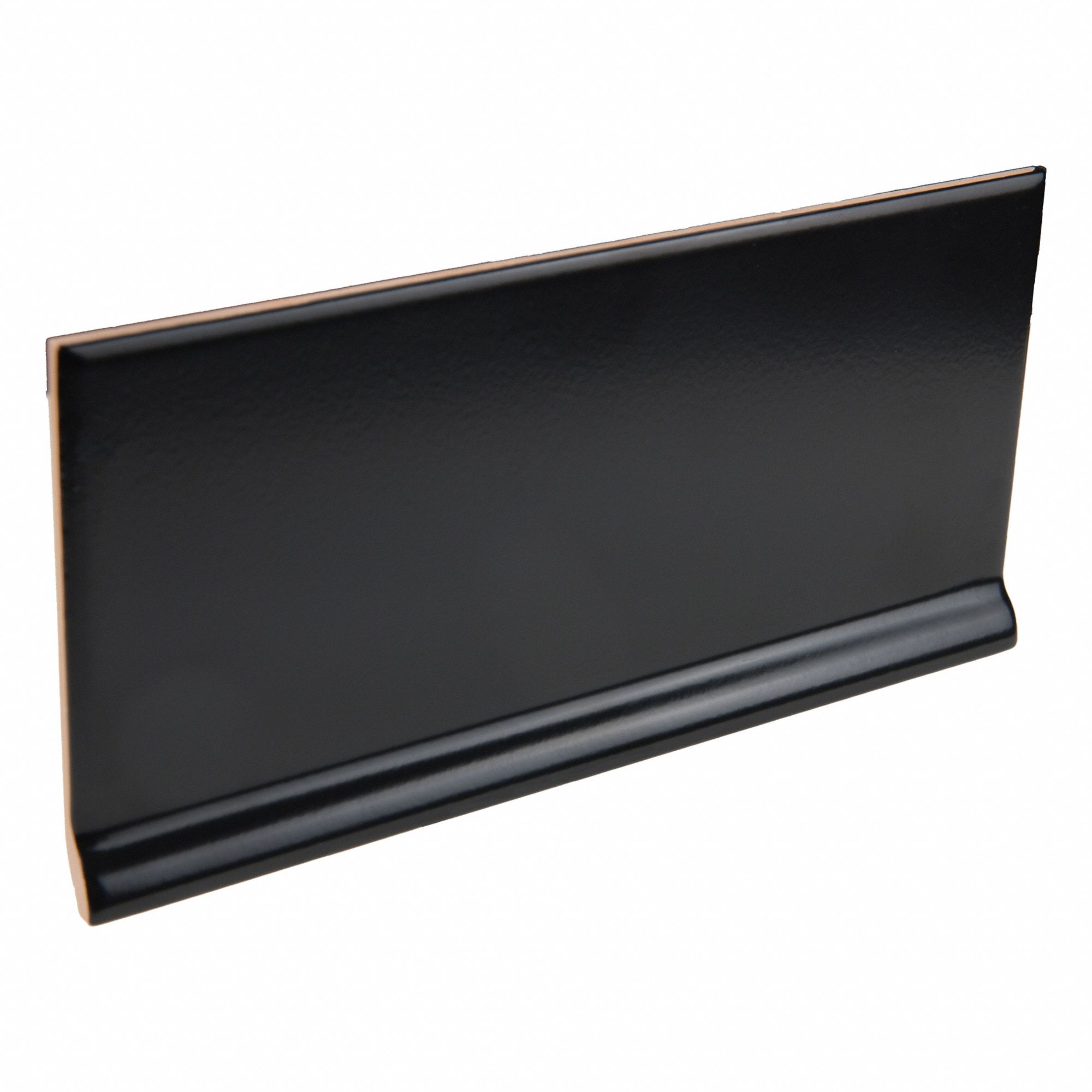 Wall Tiles: Satin, One of a Kind, Cove, Trim, Ceramic, 7 7/8 in Tile Lg, 4 in Tile Wd