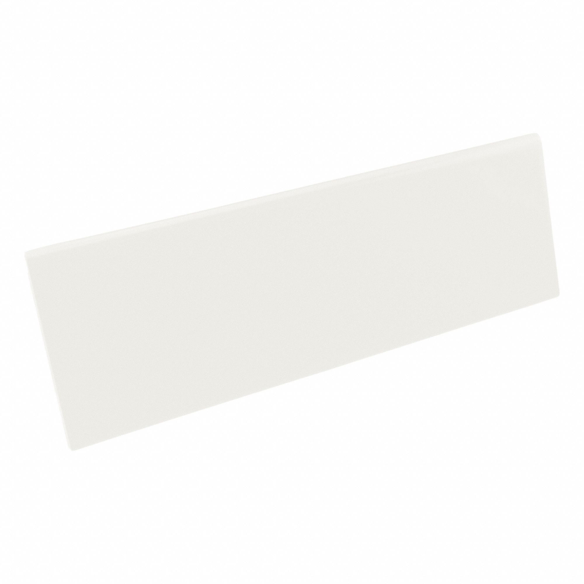 Wall Tiles: Satin, Tea for Two, Bullnose, Trim, Ceramic, 11 7/8 in Tile Lg, 4 in Tile Wd