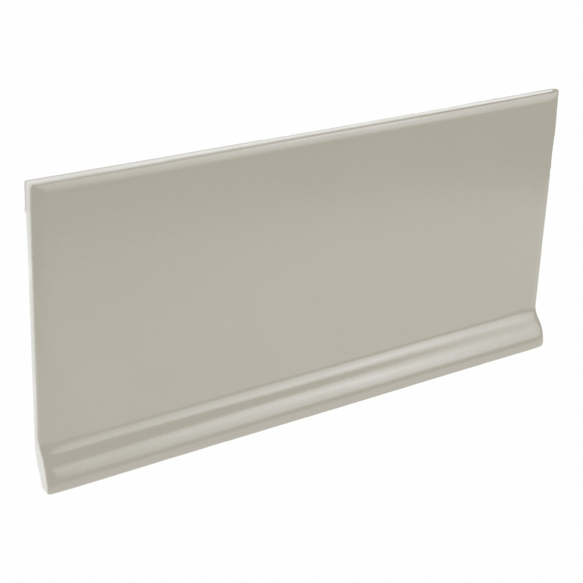 Wall Tiles: Satin, Sixth Sense, Cove, Trim, Ceramic, 7 7/8 in Tile Lg, 1/4 in Tile Thick