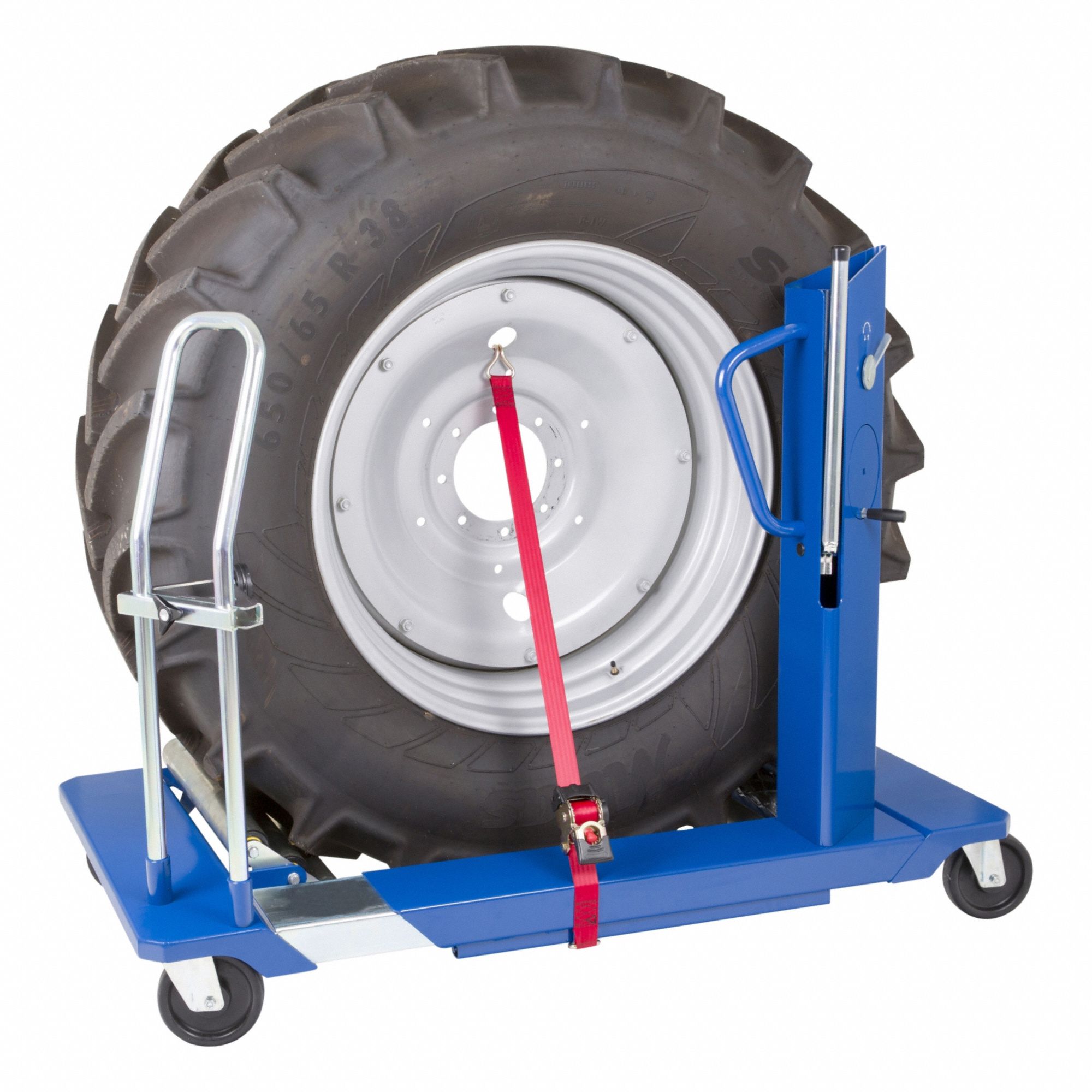 Wheel Dolly: Wheel Dolly, Hydraulic, 1.5 ton Max Wt Capcity, 6 in Max Lift Ht