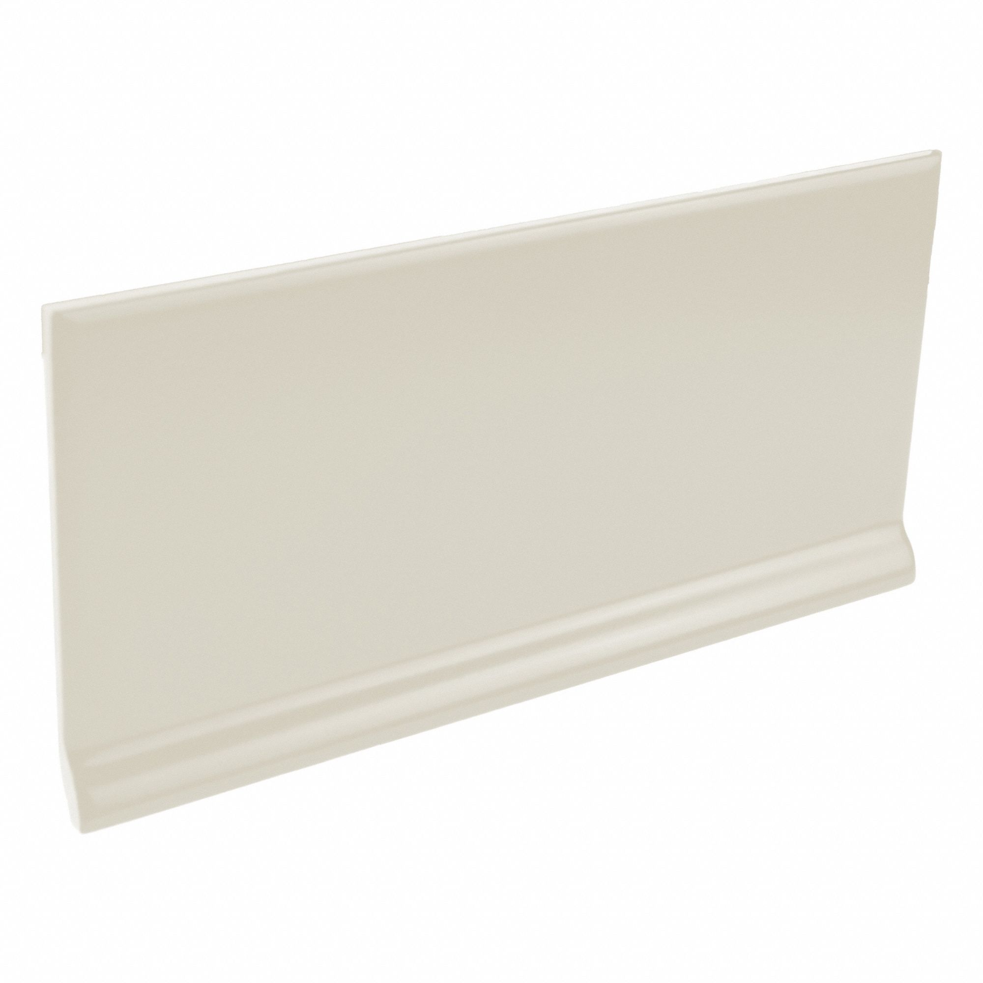 Wall Tiles: Satin, 1812 Overture, Cove, Trim, Ceramic, 7 7/8 in Tile Lg, 4 in Tile Wd