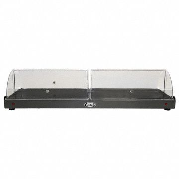 Warming Shelf and Tray: 600 W Watt, 9 3/4 in Overall Ht, 45 in Overall Wd, 14 3/8 in Overall Dp