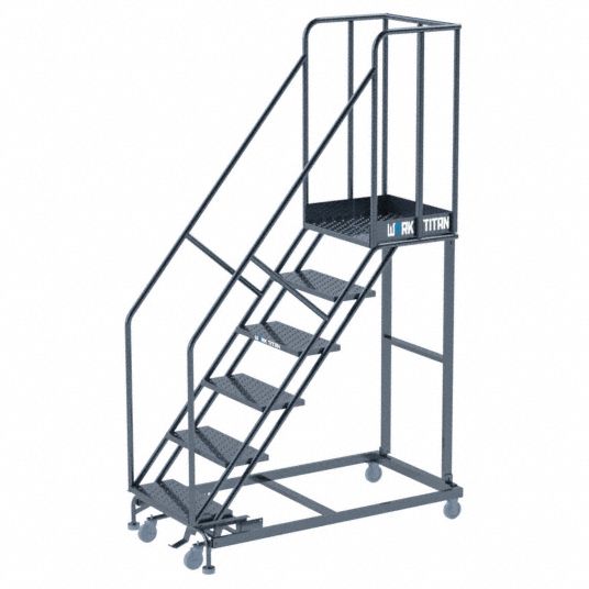 BALLYMORE, 5 ft Platform Ht, Assembled, Ladder - 413GT5|WT-LA063221P ...