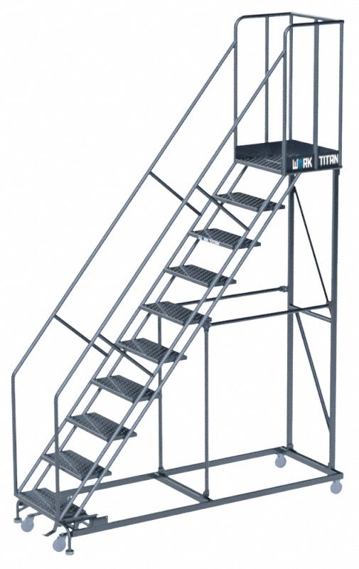 BALLYMORE, 6.7 ft Platform Ht, Assembled, Ladder - 413GT3|WT-LA083221P ...