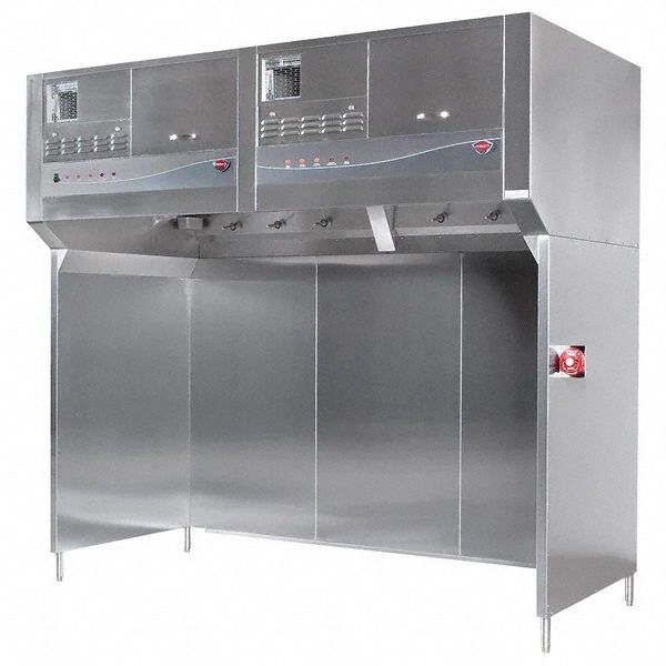Ventless Exhaust System: Grease, Ventless Hood, 3, 000 cfm Max Airflow Capacity, Under Cabinet