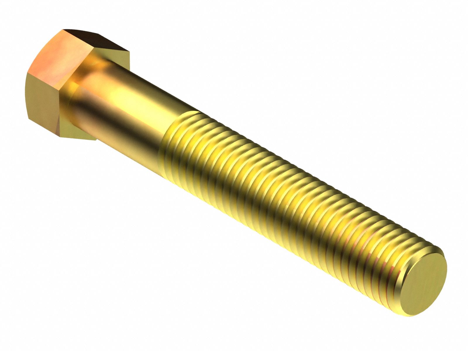 Hex Head Cap Screw: Steel, Grade L9, Zinc Yellow, 5/16"-18, UNC, 2 1/2 in lg, Inch, 100 PK