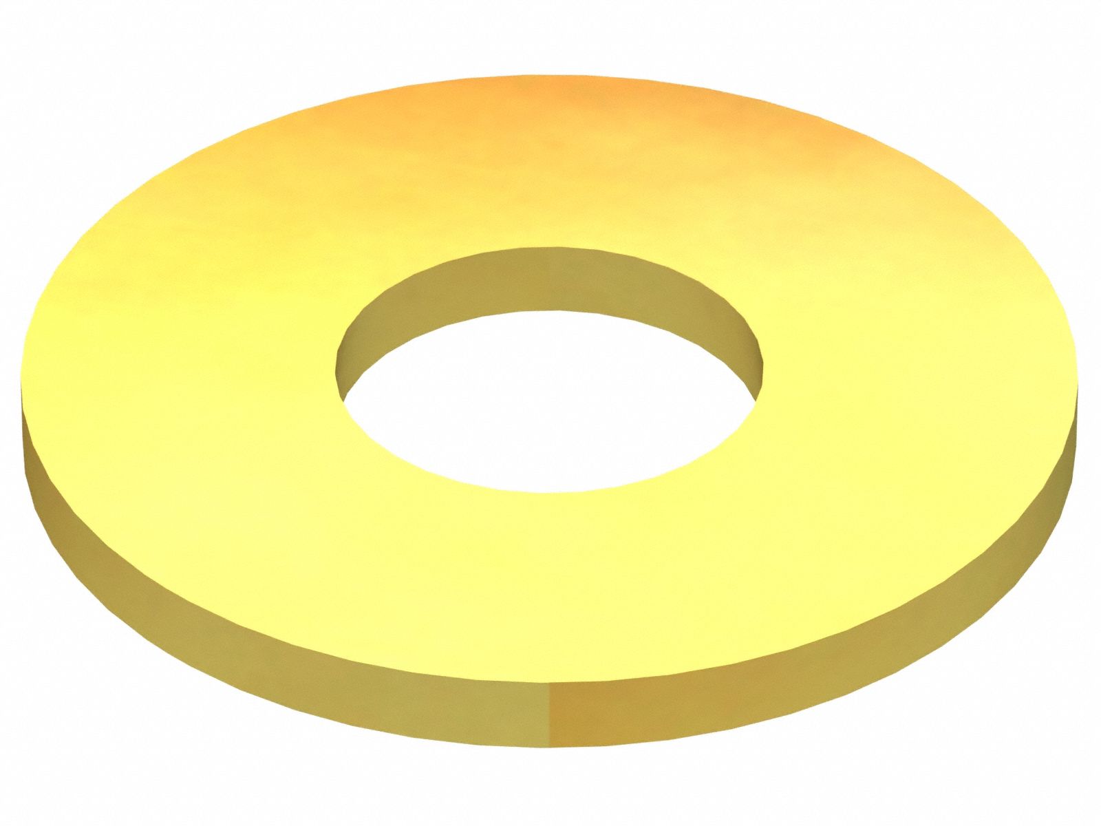 Flat Washer: Grade L9, Zinc Yellow, Steel, 1 1/2 in Screw Sz, 1.5 in In Dia, 2 3/4 in Out Dia, 10 PK