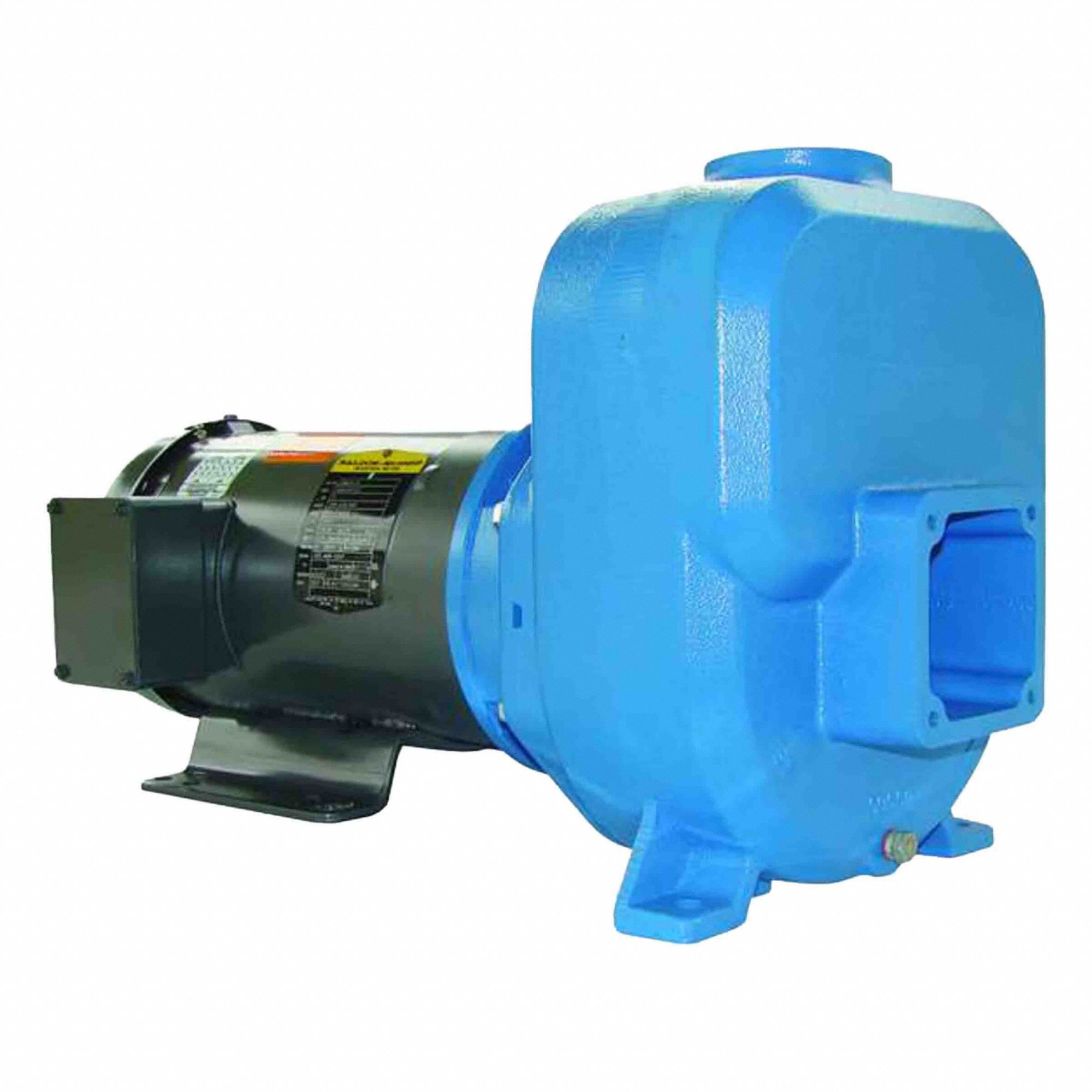 CENTRIFUGAL PUMP, SELF-PRIMING, 208-230/460V AC, 138.6 FT MAXIMUM HEAD, 2 1/2 IN COMPATIBLE INTAKE/DISCHARGE