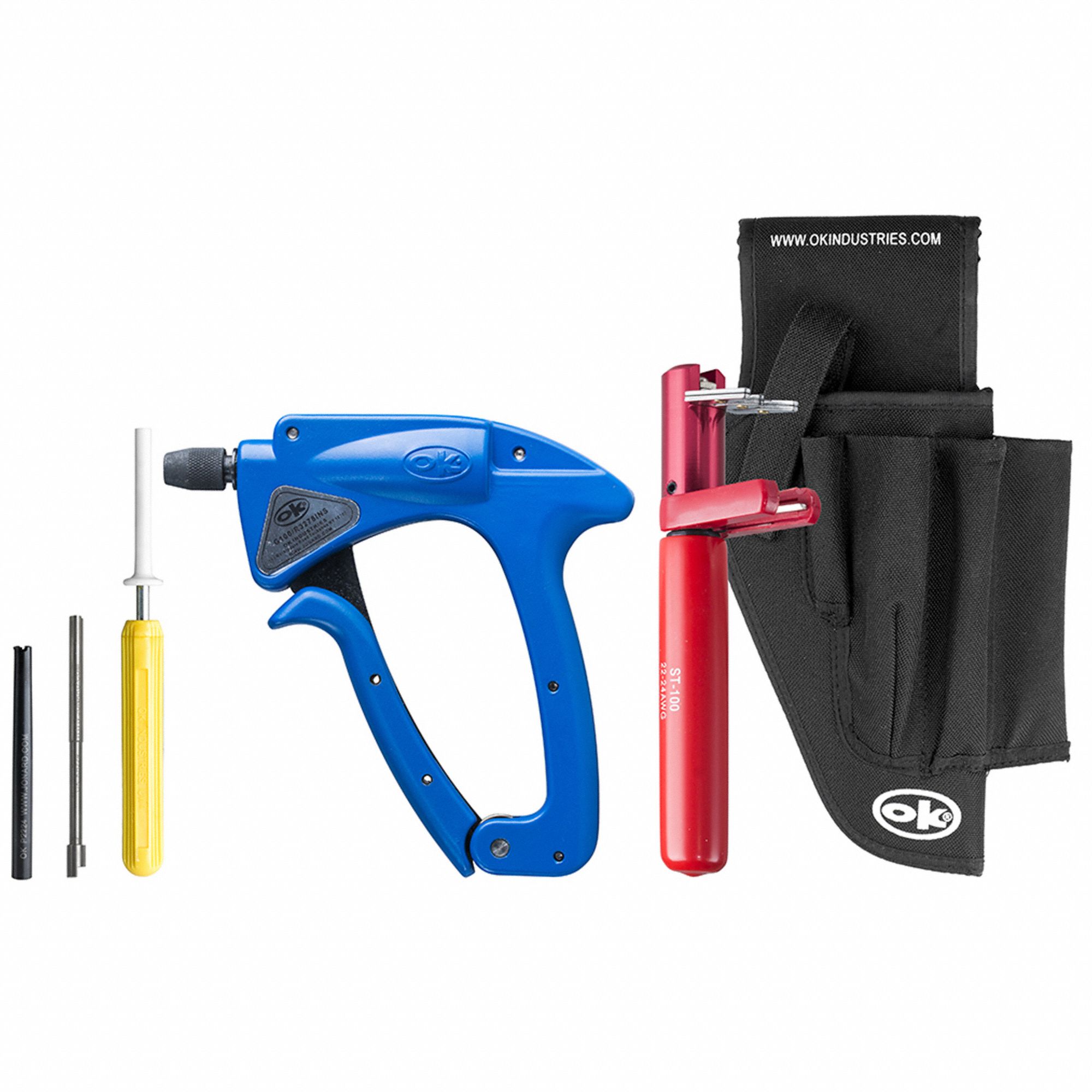 OK INDUSTRIES, 24 AWG Min Wire Capacity, 5 1/4 in Tool Lg, Insulated