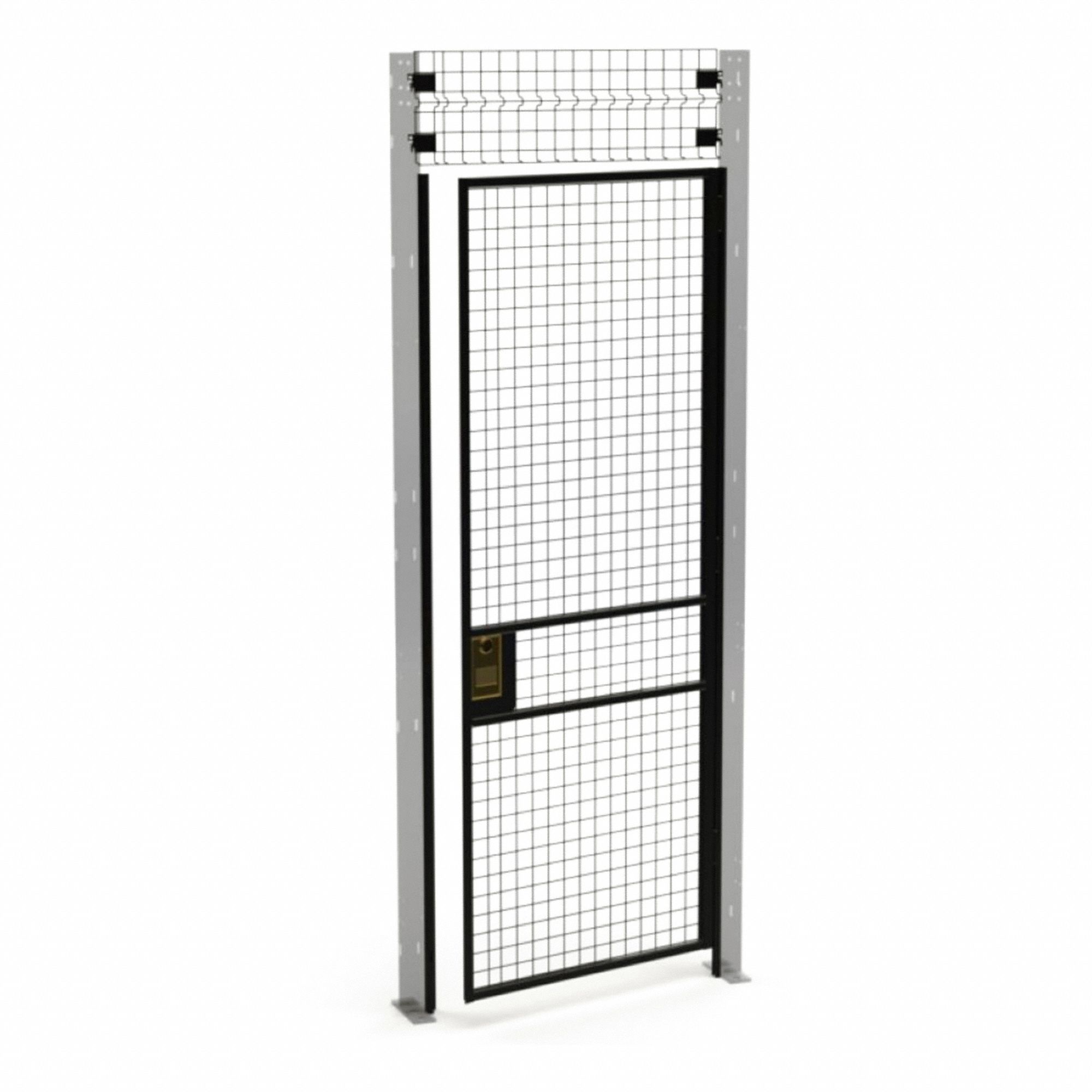 SWING DOOR,8.2 FT H,33 1/2 IN W,STEEL