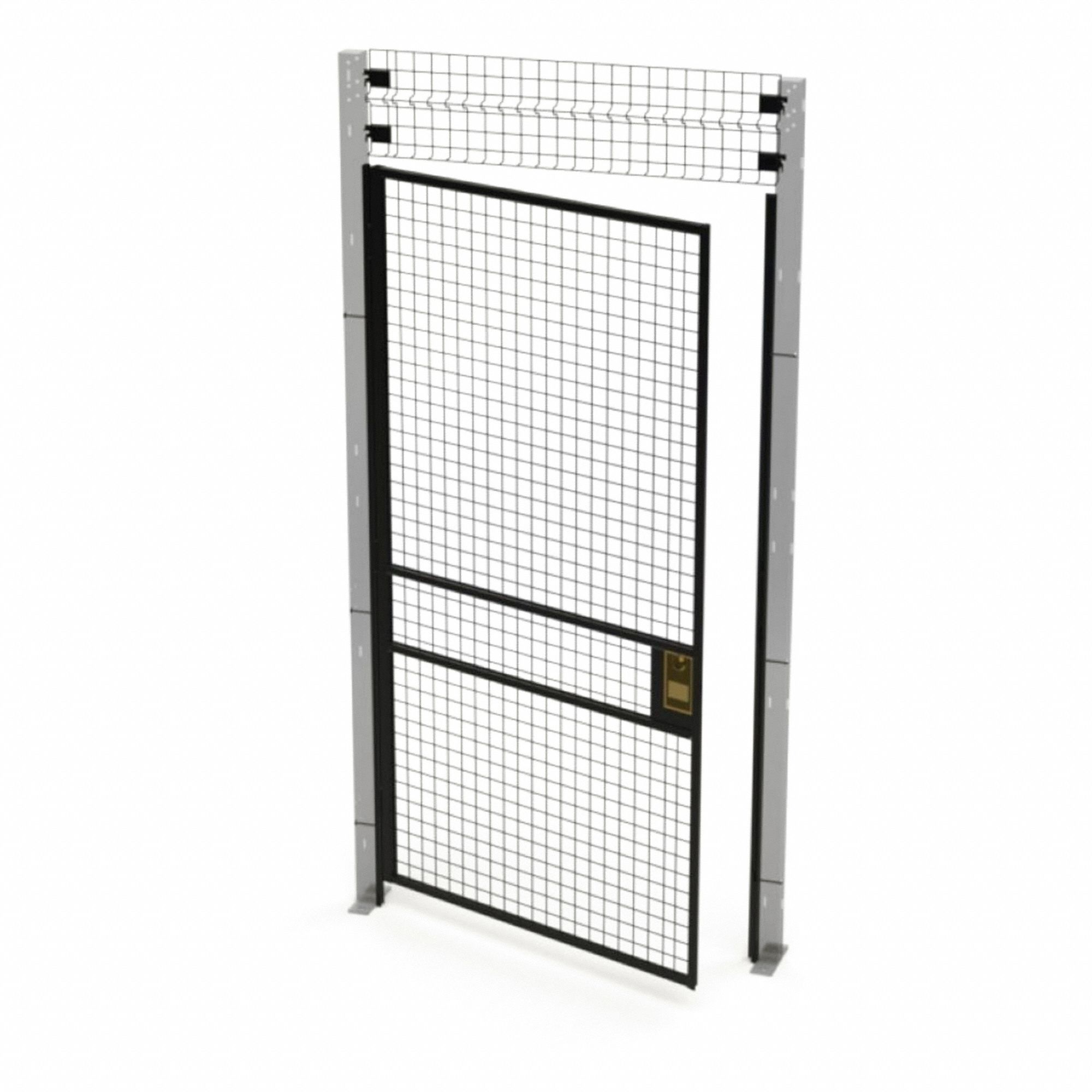 SWING DOOR,8.2 FT H,45 1/2 IN W,STEEL