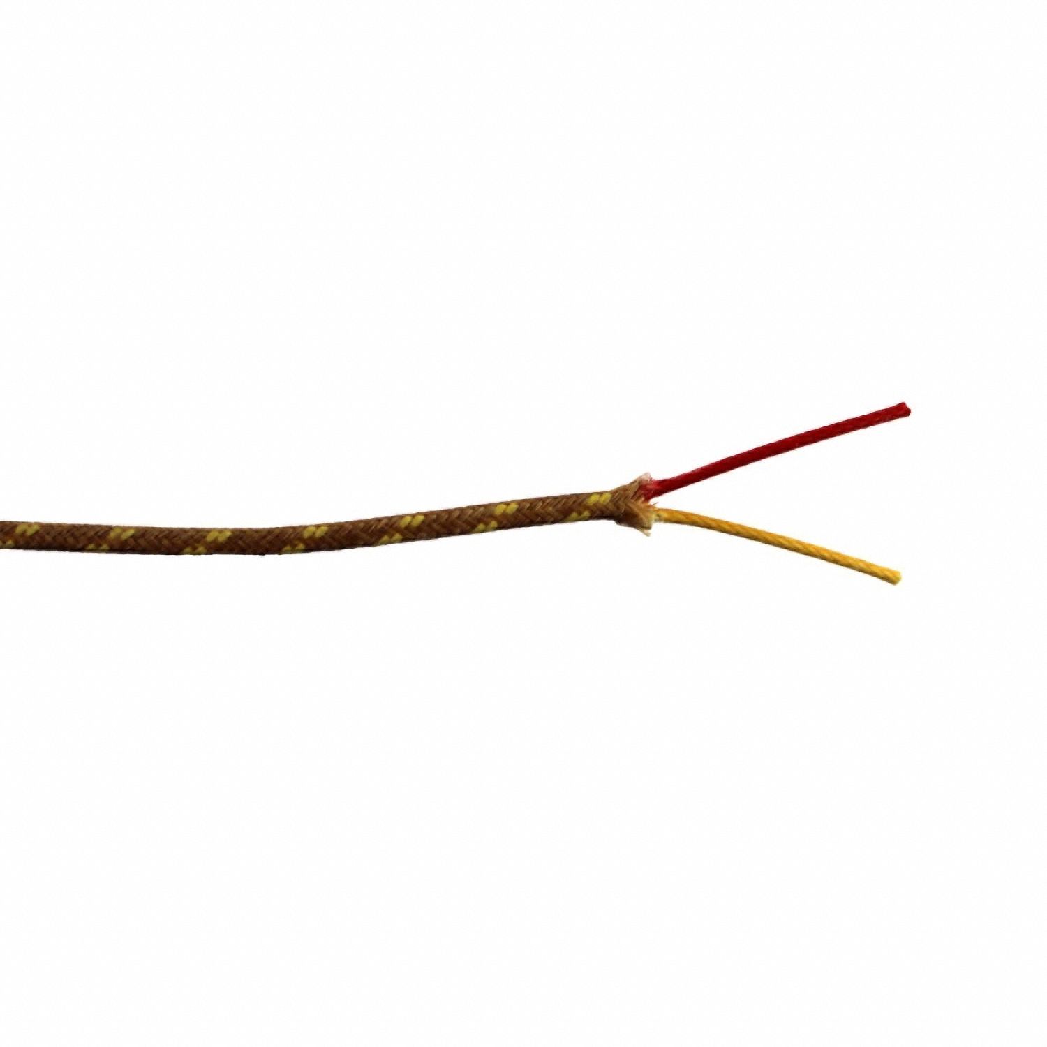 Thermocouple Wire: Type K, 20 AWG Conductor Size, 10 ft