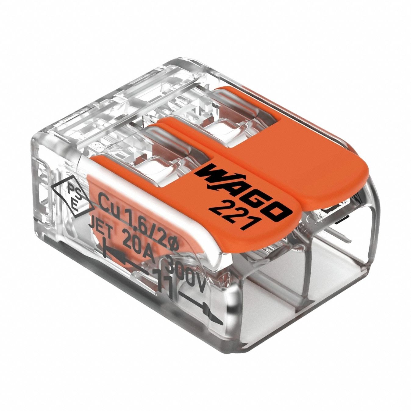 LeverWireConnector Org 32A PC 600V