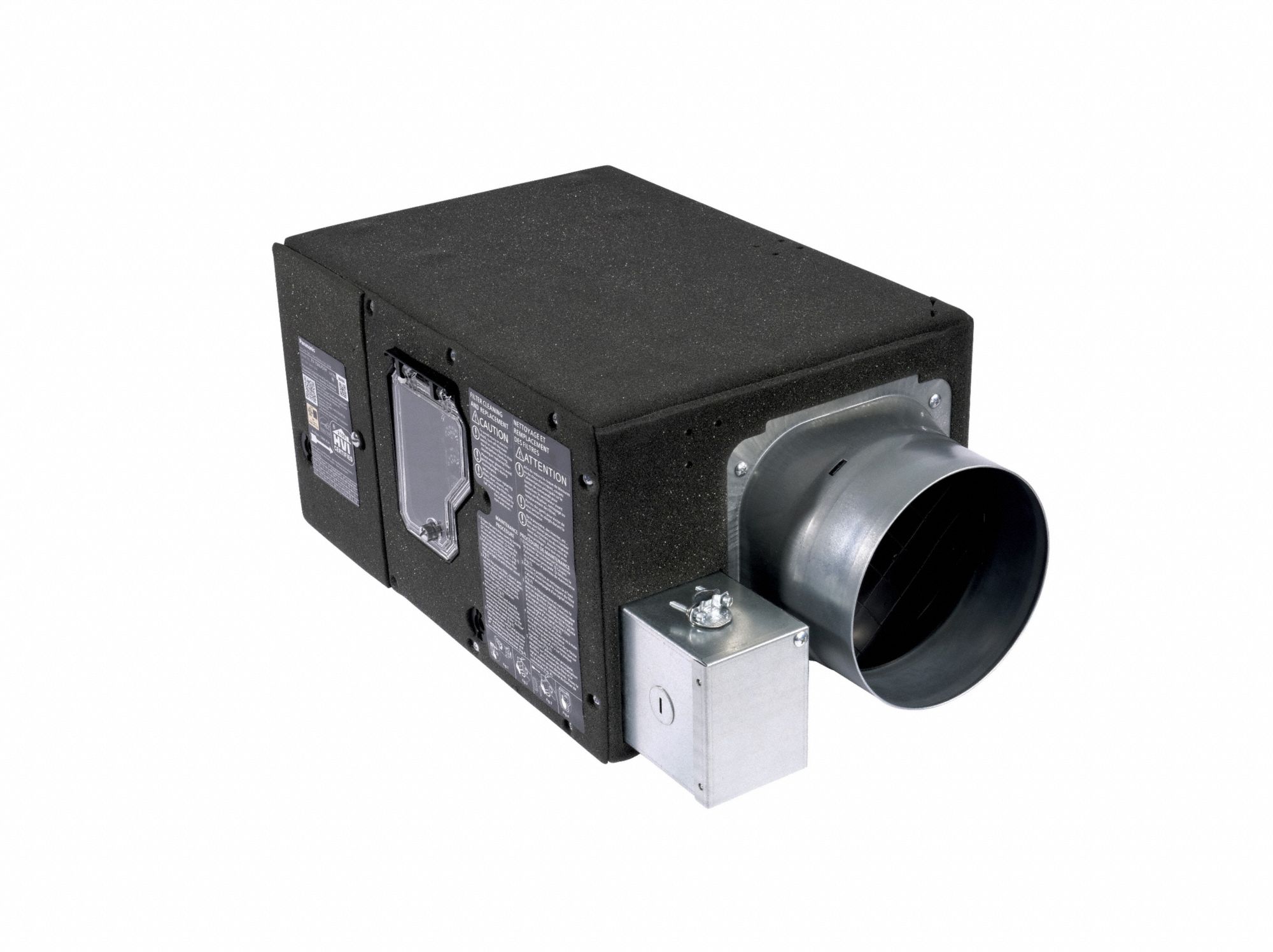 In-Line Duct Fan Steel 120V AC