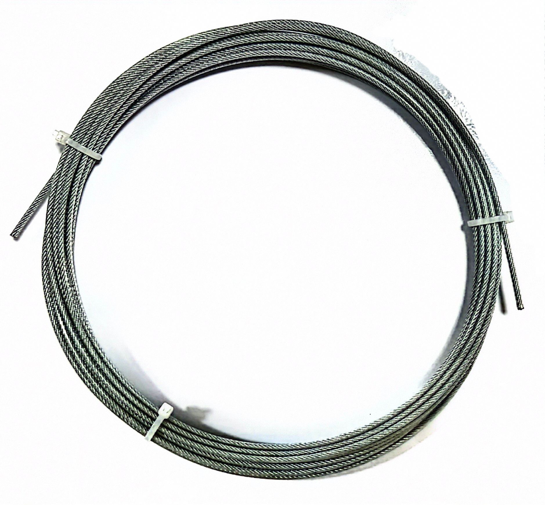 Vinyl, Stainless Steel, Wire Rope - 2VJP9|2VJP9 - Grainger