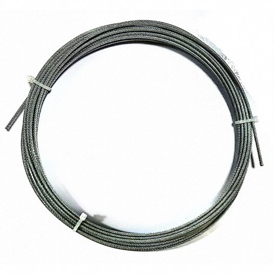 Vinyl, Stainless Steel, Wire Rope - 2VJP9|2VJP9 - Grainger