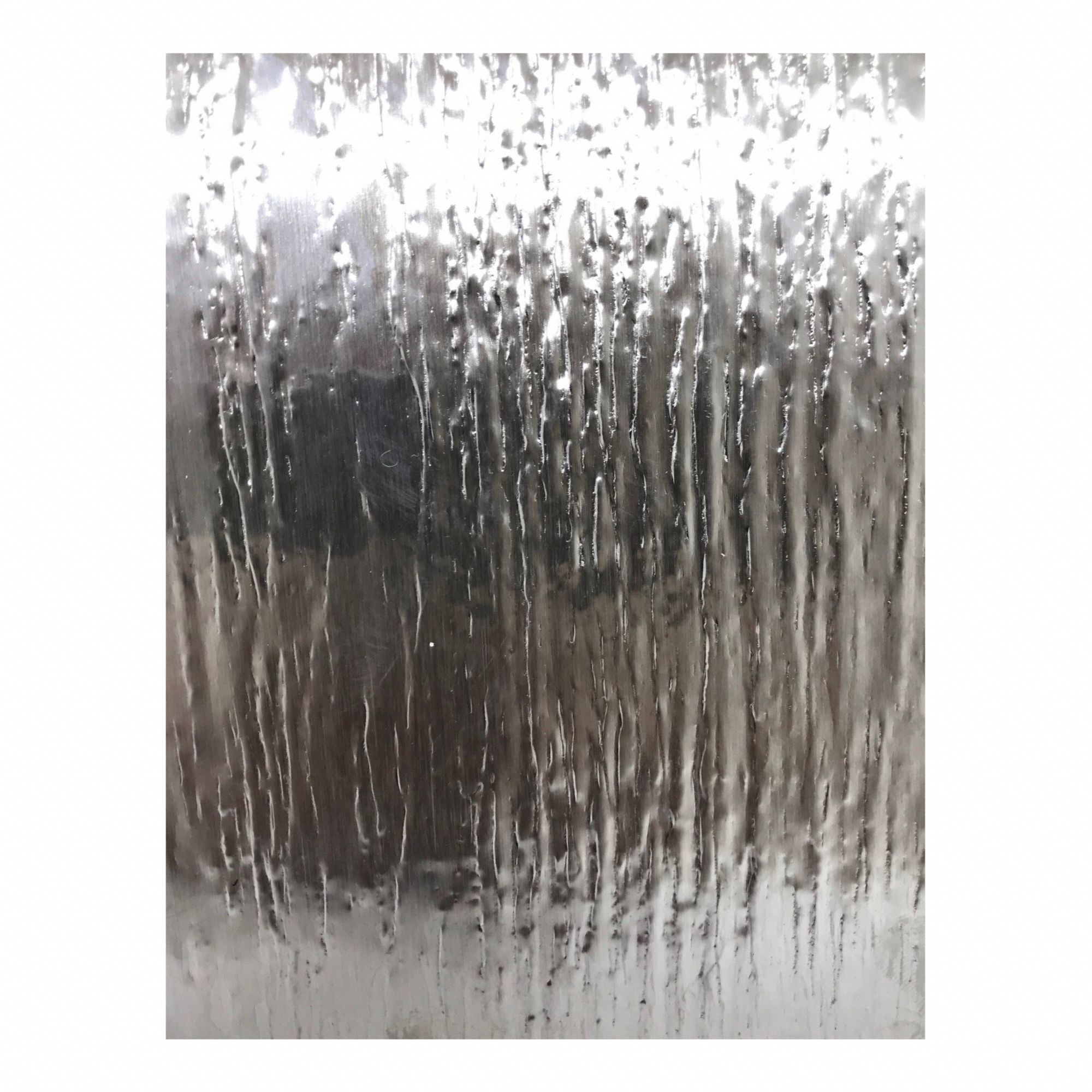 Stainless Steel Sheet, 10 ft - L: 304, 4 ft x 10 ft Nominal Size (WxL), 0.017 in Thick, Woodgrain