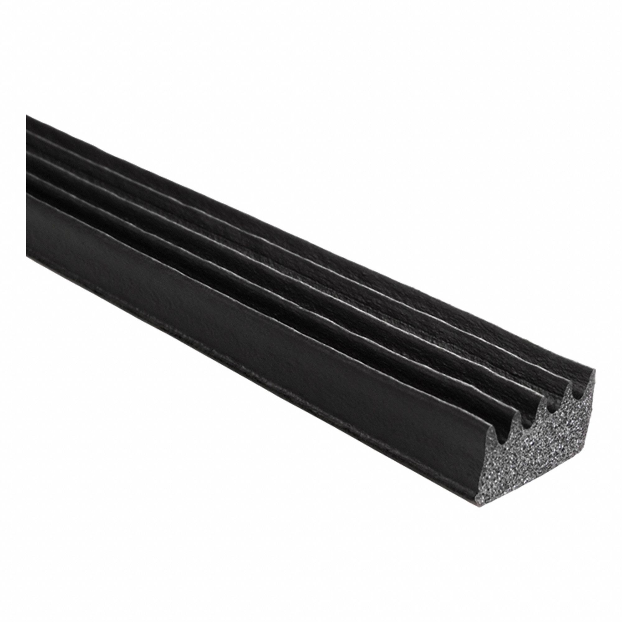 TRIM LOK INC, Rectangle, Self-Adhesive Mounting, Ribbed Seal - 913Y50 ...