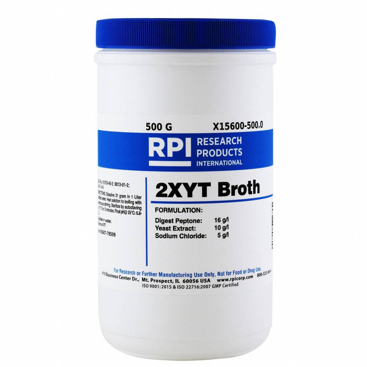 2XYT Broth, Powder, 500g