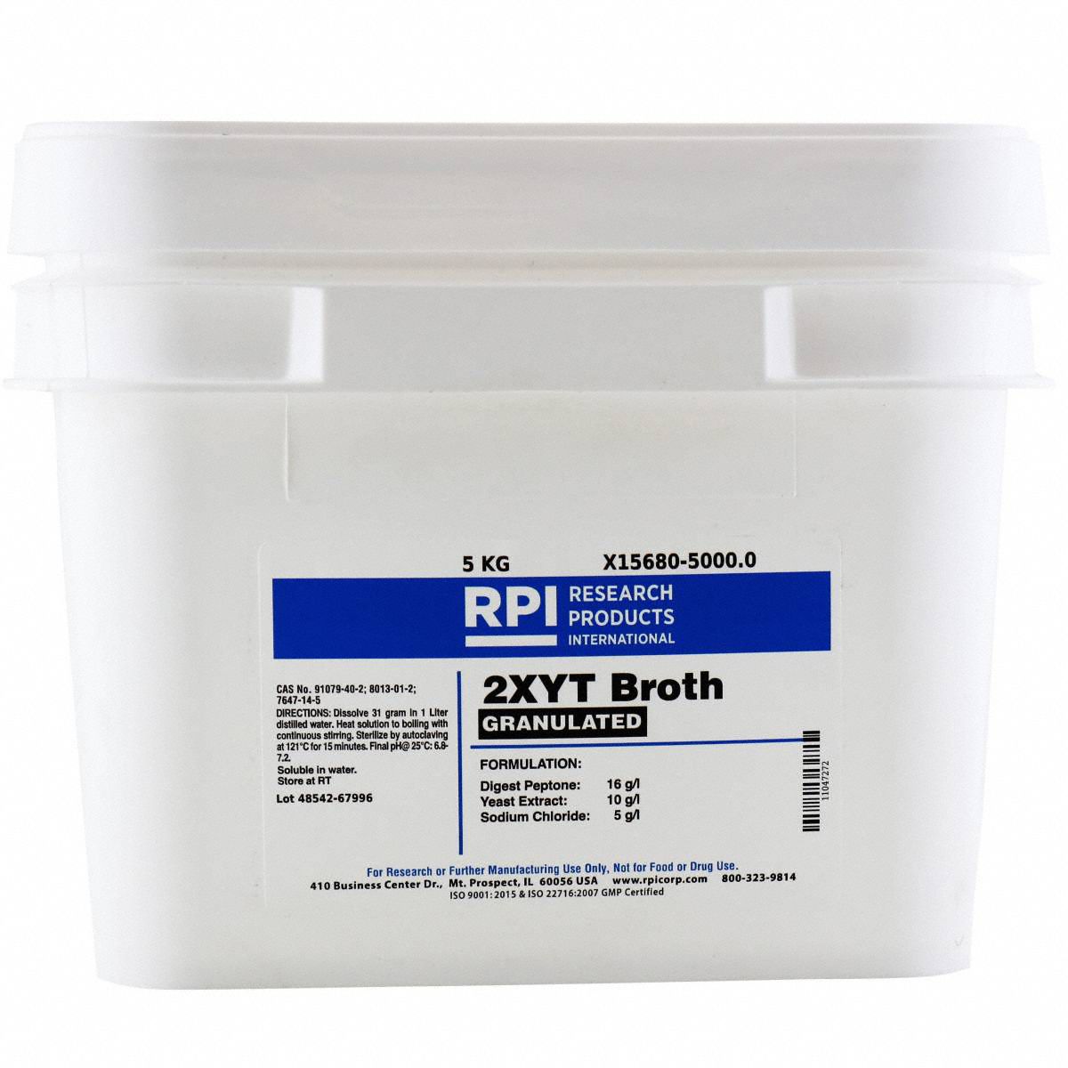 2XYT Broth, Granulated, 5kg