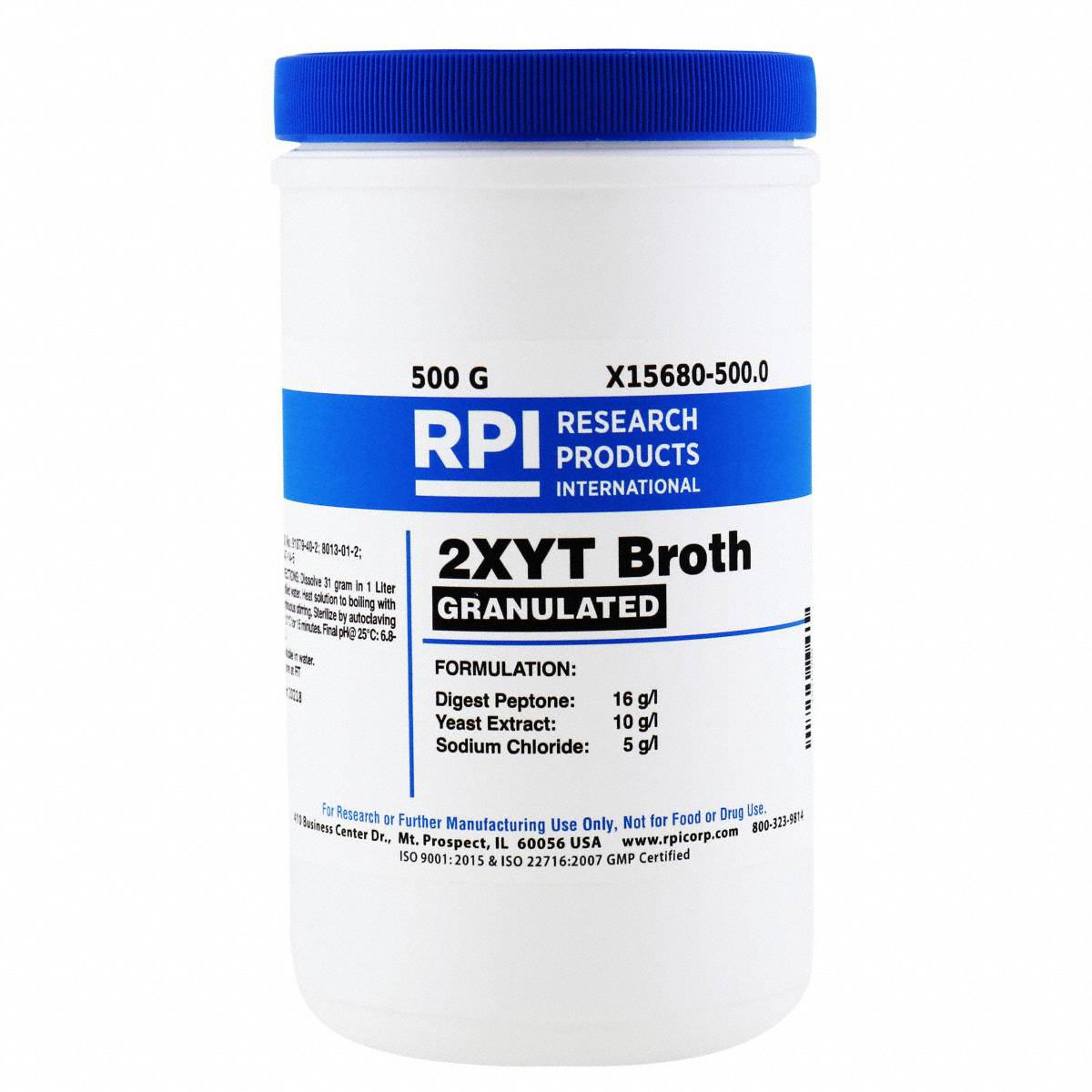 2XYT Broth, Granulated, 500g