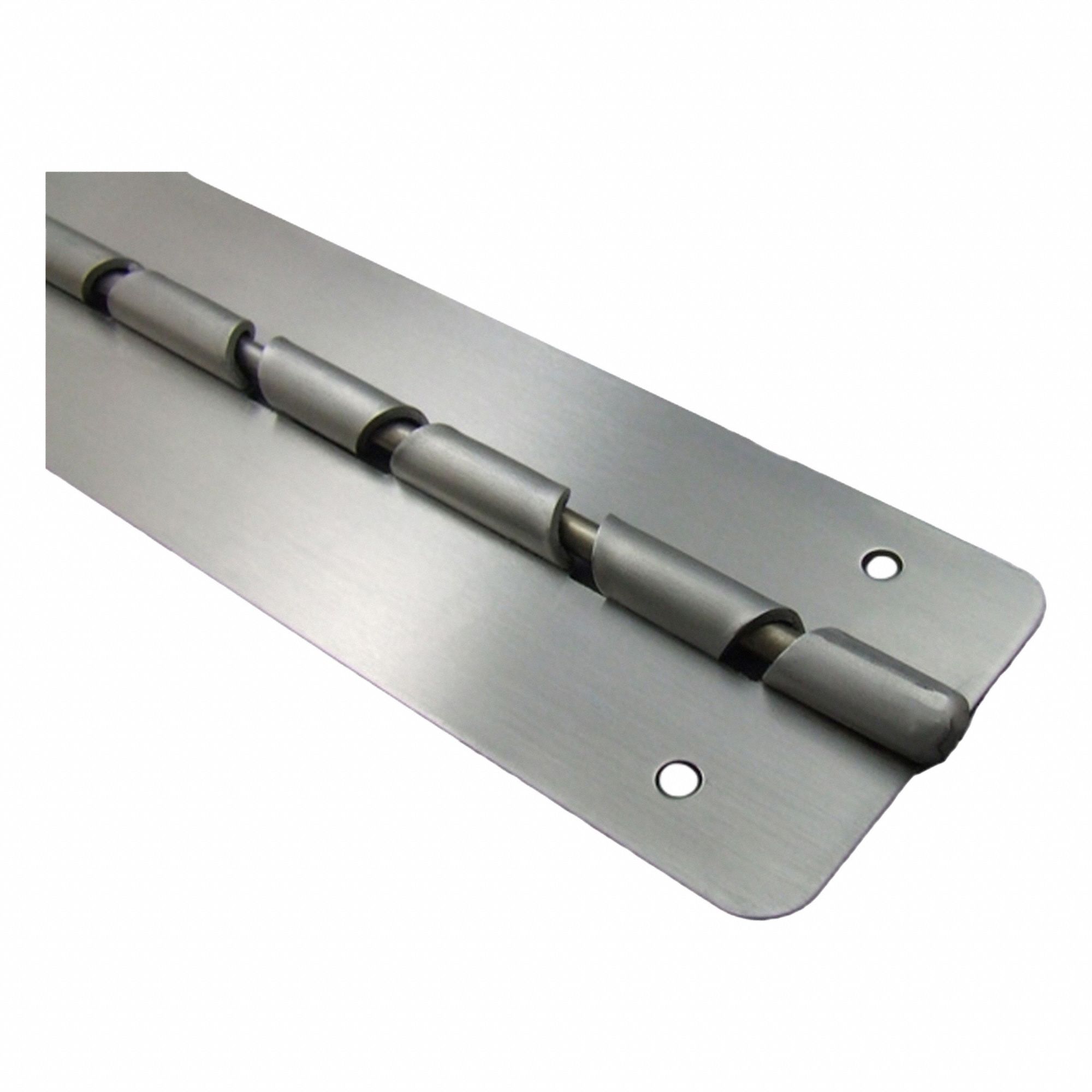 HADRIAN Hinge: Stainless Steel, Stainless Steel, 54 in Overall Ht, 3 in Overall Wd (MPN X20011-900). Key specifications — Compatible Partition Material: Plastic; Finish: Stainless Steel; Component Type: Hinge; Brand: HADRIAN.