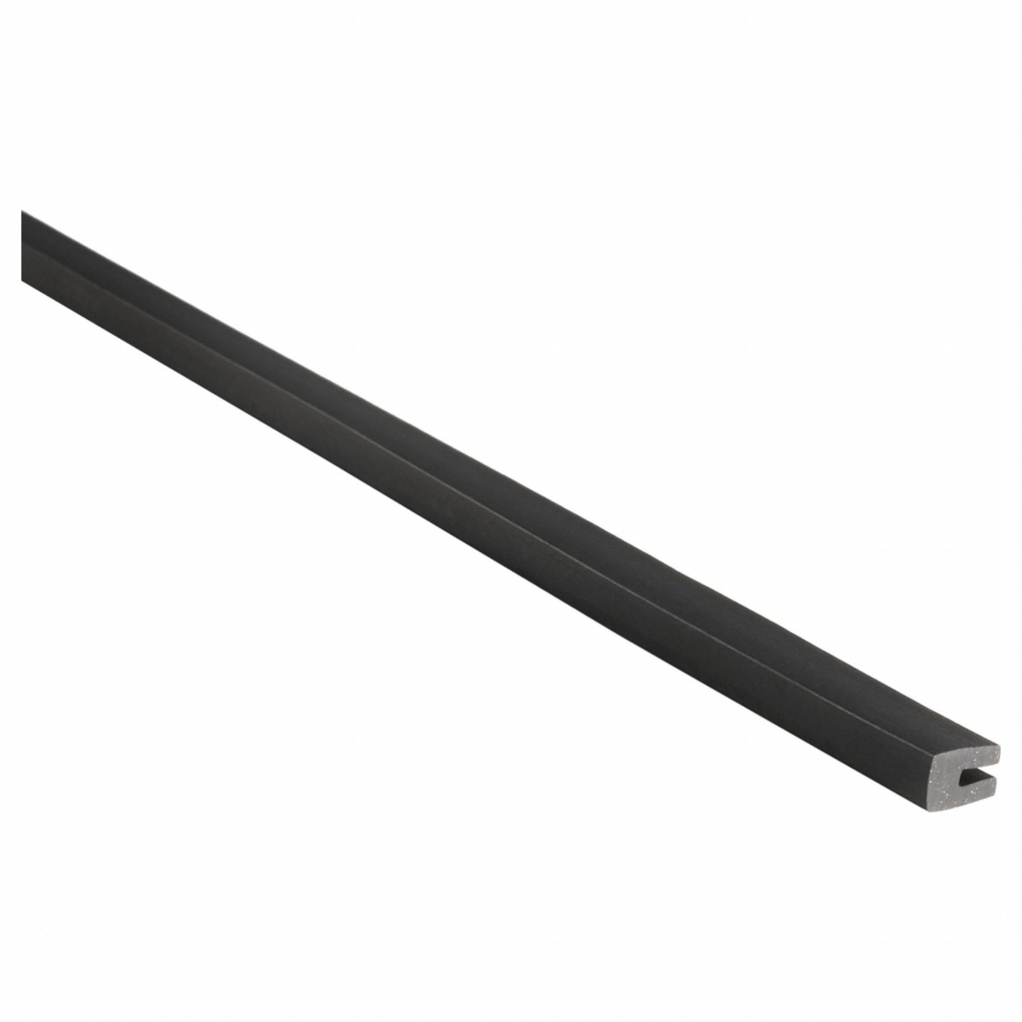 Rubber Edge Trim 10ft L Black 3/16in W