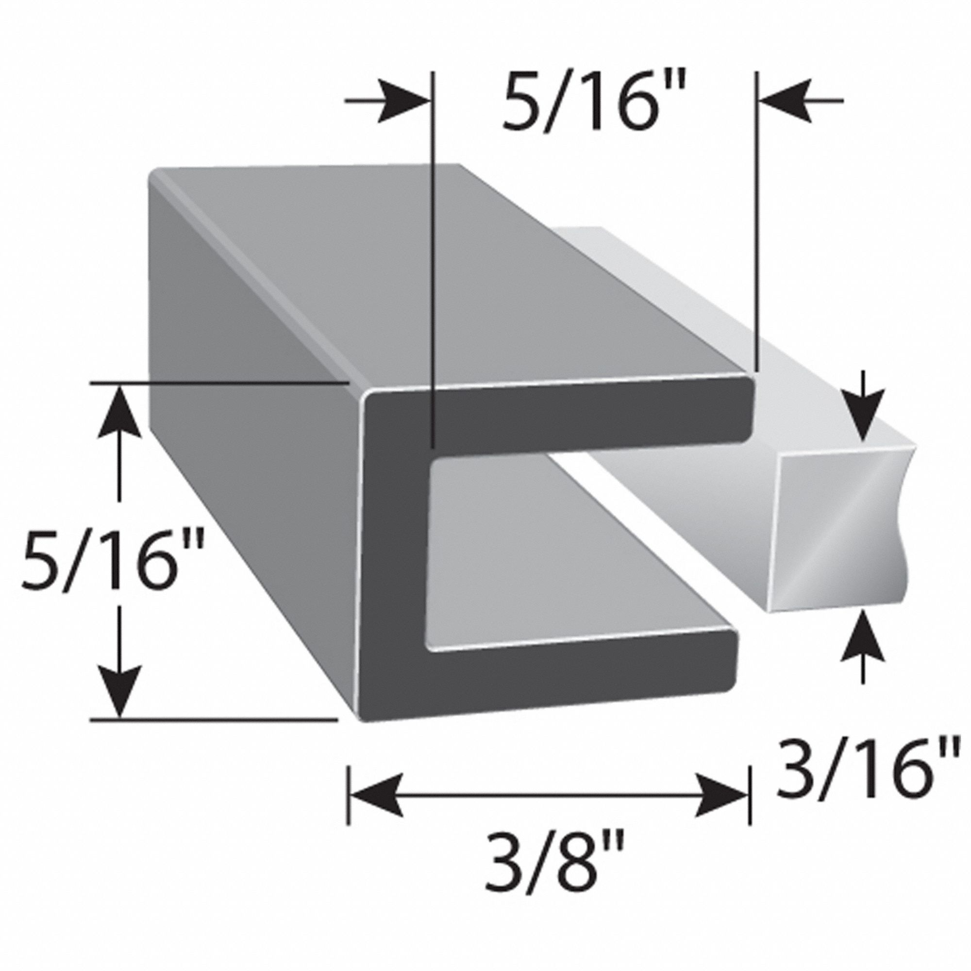 Neoprene, 100 ft Lg, Rubber Edging 804AN6X2004100 Grainger