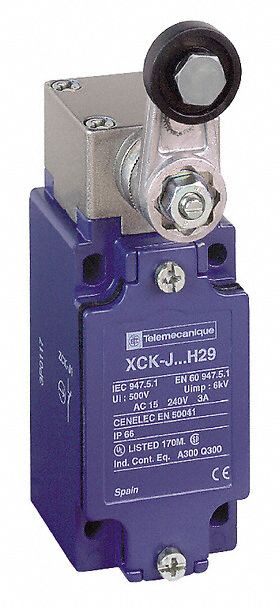 Limit switch XCKJ-steel roller lever -