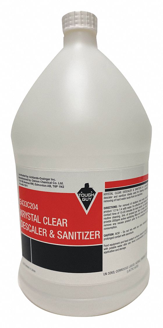 DESCALER/SANITIZER, 4L, KRYSTAL CLEAR