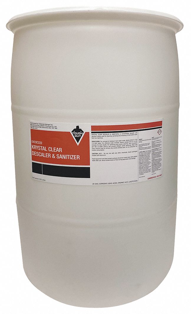 DESCALER/SANITIZER, 205L, KRYSTAL CLEAR