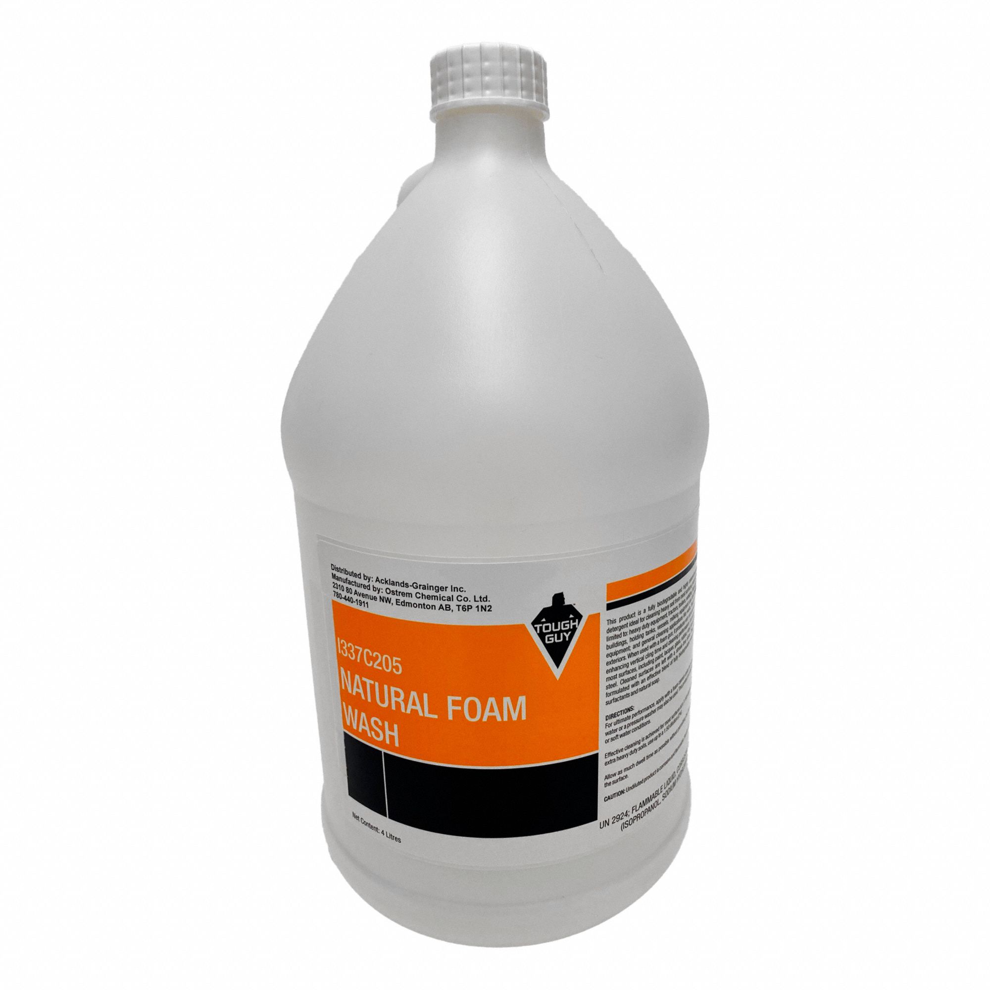 NATURAL FOAM WASH,4 L,YELLOW,DETERGENT