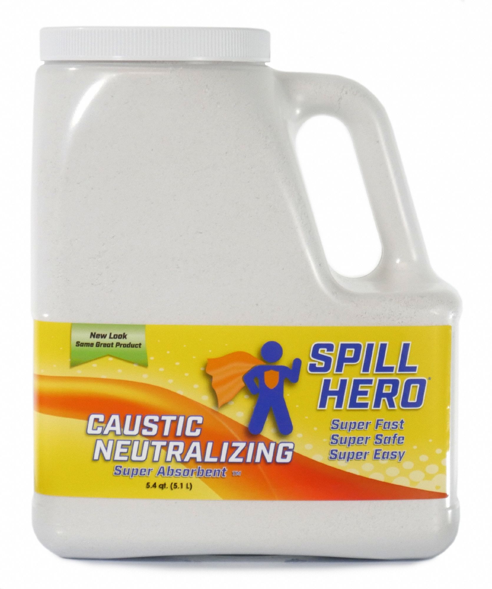 Loose Sorbent: Plastic, 5 13/32 qt Volume Absorbed per Pkg., 3.45 lb Wt, Bottle, 2 PK