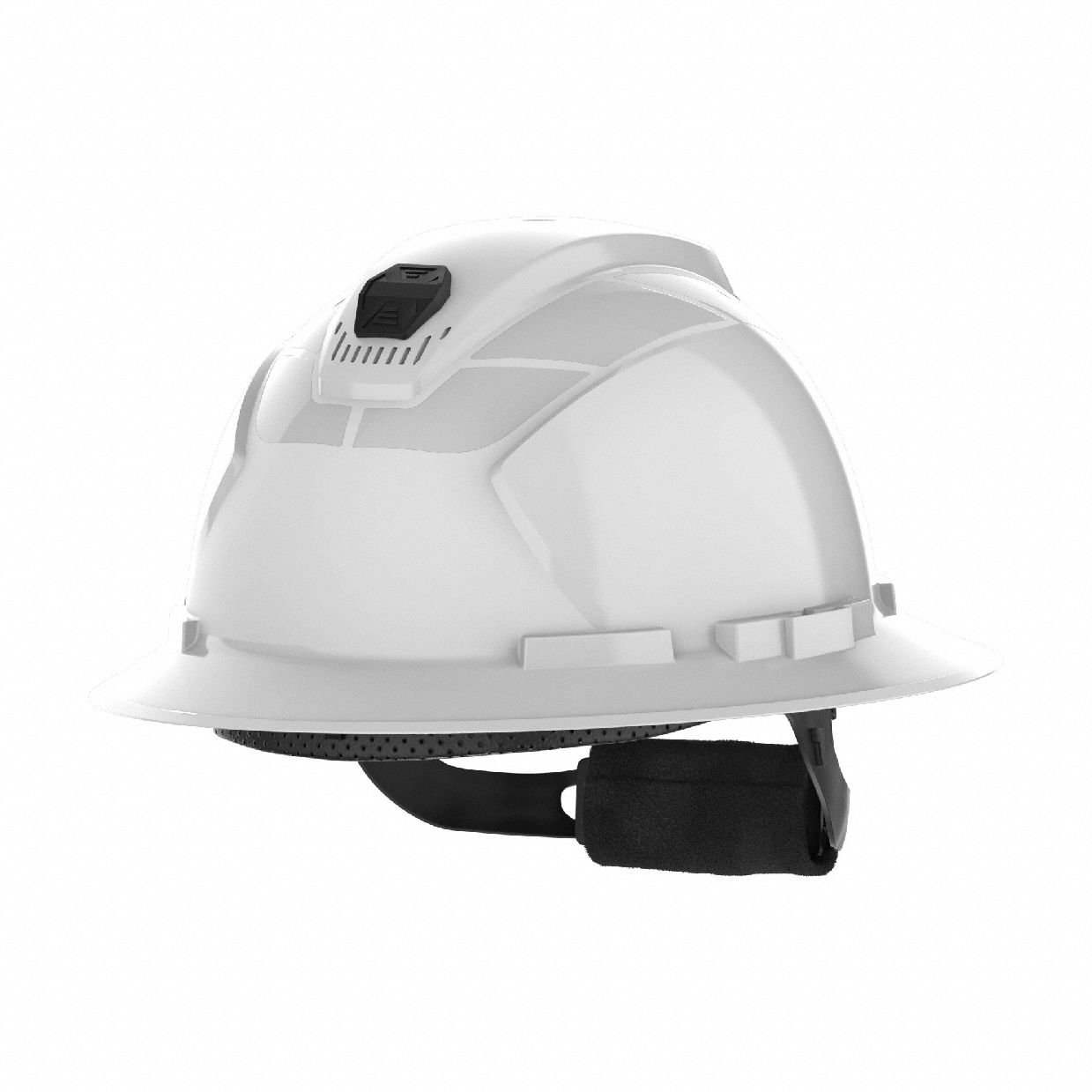 Hard Hat Label: 11 1/2 in Ht, 4 in Wd, Reflective, Reflective, Reflective Sheeting, Silver
