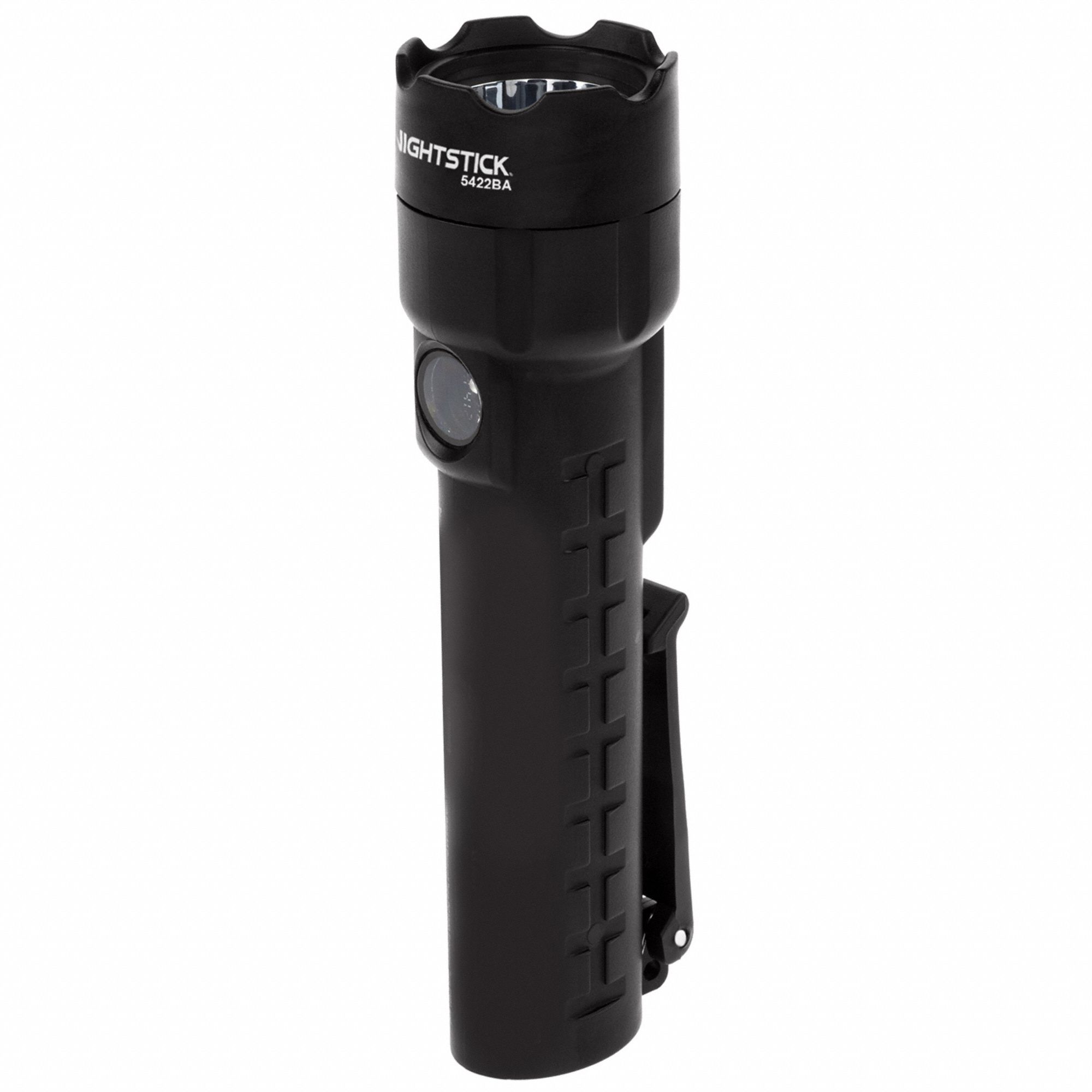 INTRINSICALLY SAFE DUAL-LIGHT HANDHELD FLASHLIGHT, 240 LUMENS, BLACK, CLIP, LED