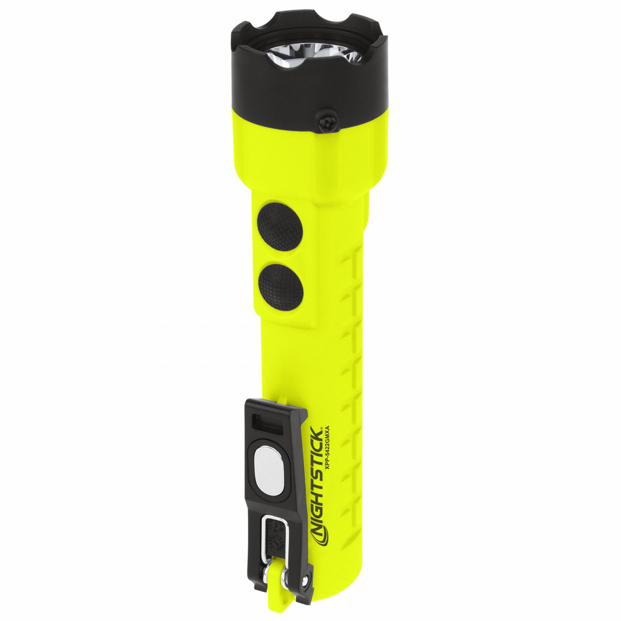 INTRINSICALLY SAFE DUAL-LIGHT HANDHELD FLASHLIGHT, 285 LUMENS, GREEN/BLACK, LED