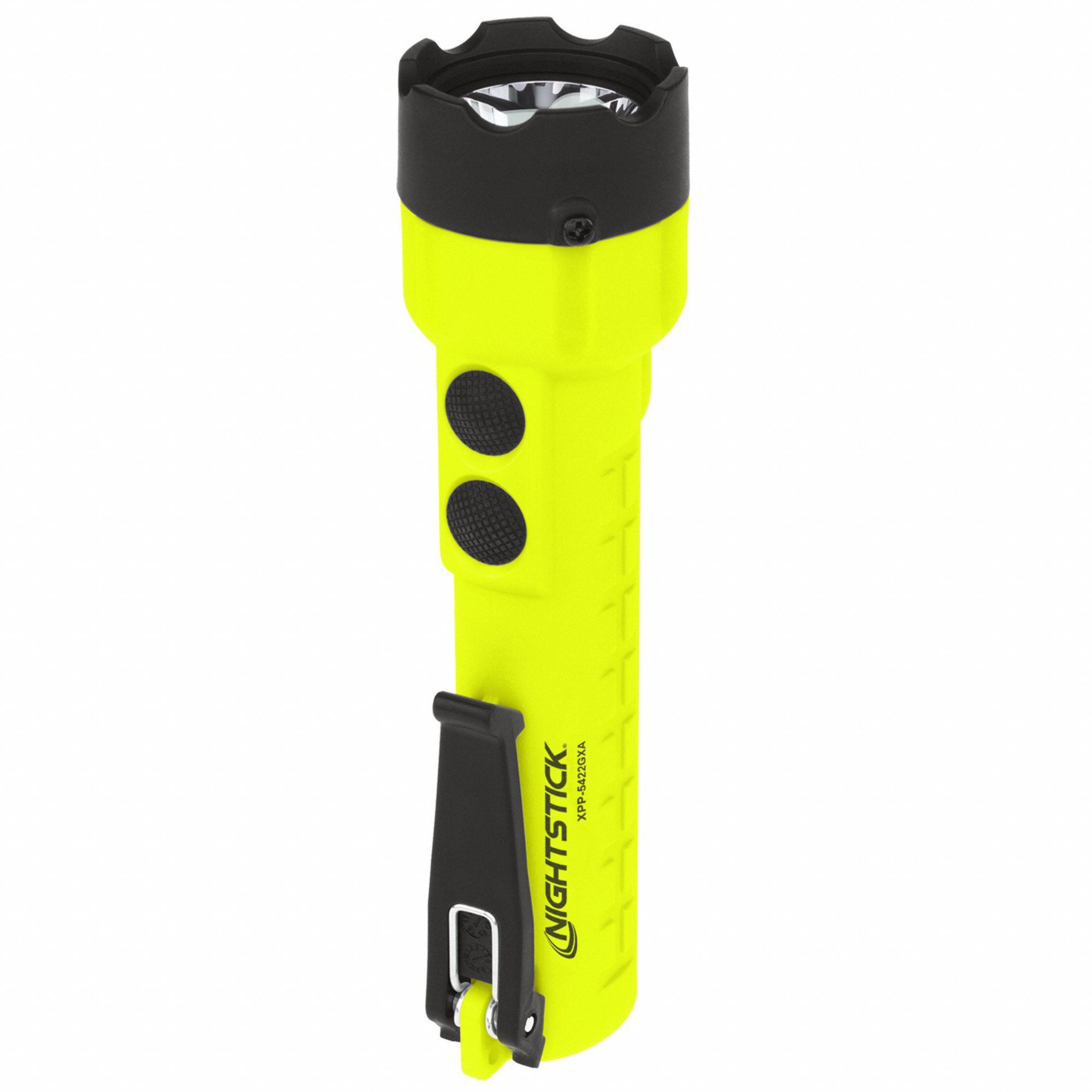 INTRINSICALLY SAFE DUAL-LIGHT HANDHELD FLASHLIGHT, 285 LUMENS, GREEN/BLACK