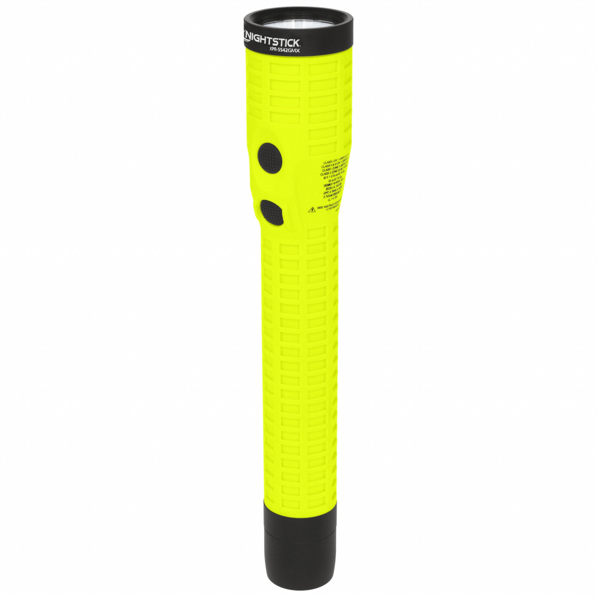 INTRINSICALLY SAFE DUAL-LIGHT HANDHELD FLASHLIGHT, RECHARGEABLE, 400 LUMENS