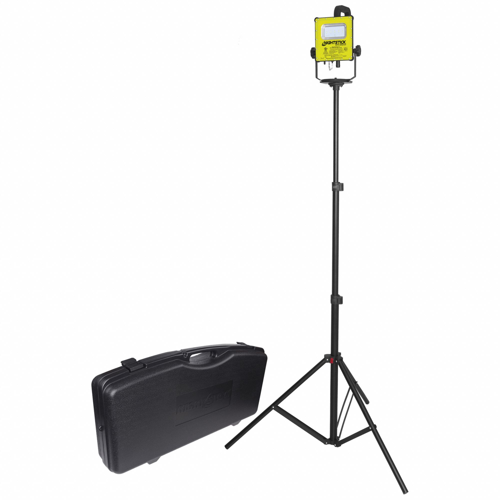 INTRINSICALLY SAFE RECHARGEABLE AREA LIGHT, 1,200 LUMENS, LED, 1 LAMP HEADS