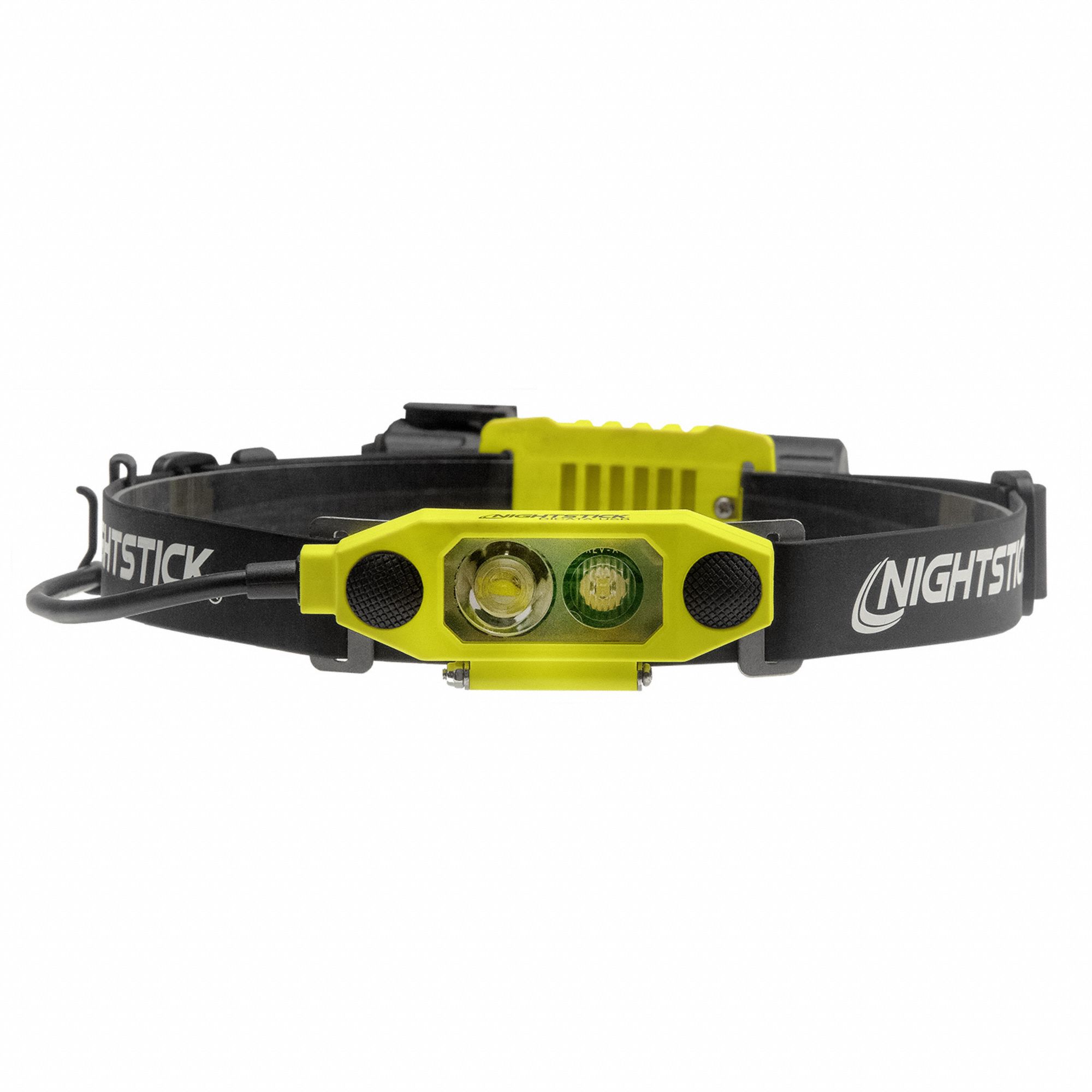 INTRINSICALLY SAFE HEADLAMP, 300 LM, 6 HR RUN TIME AT MAX BRIGHTNESS, GREEN, POLYMER